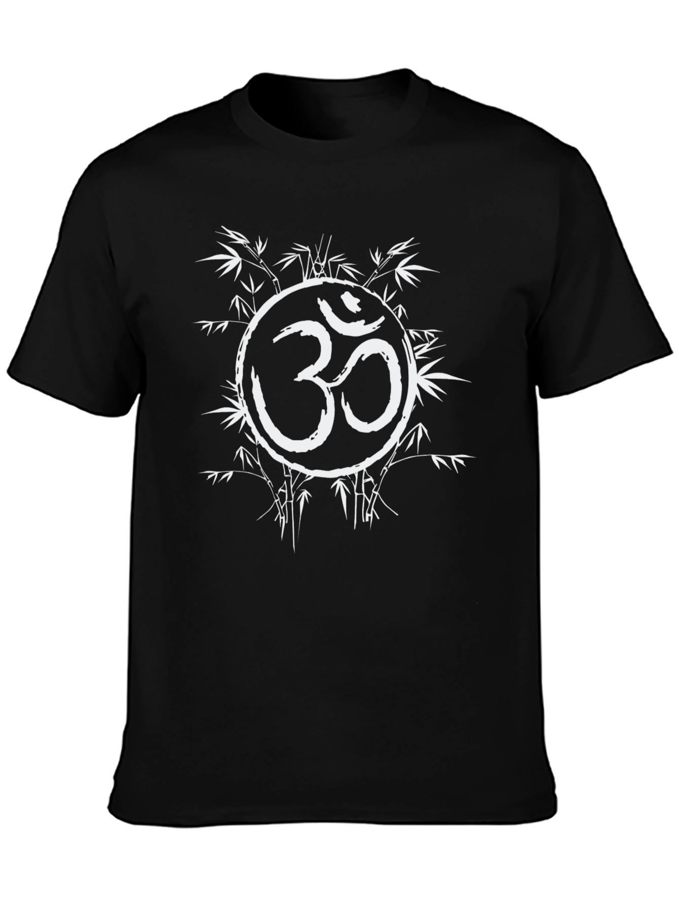 Om Symbol Bamboo Graphic Tee - Spiritual T-Shirt