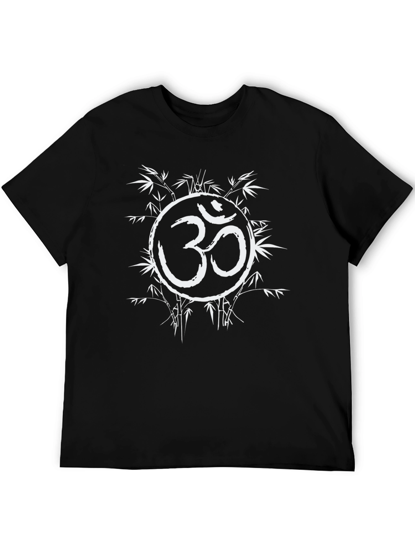 Om Symbol Bamboo Graphic Tee - Spiritual T-Shirt