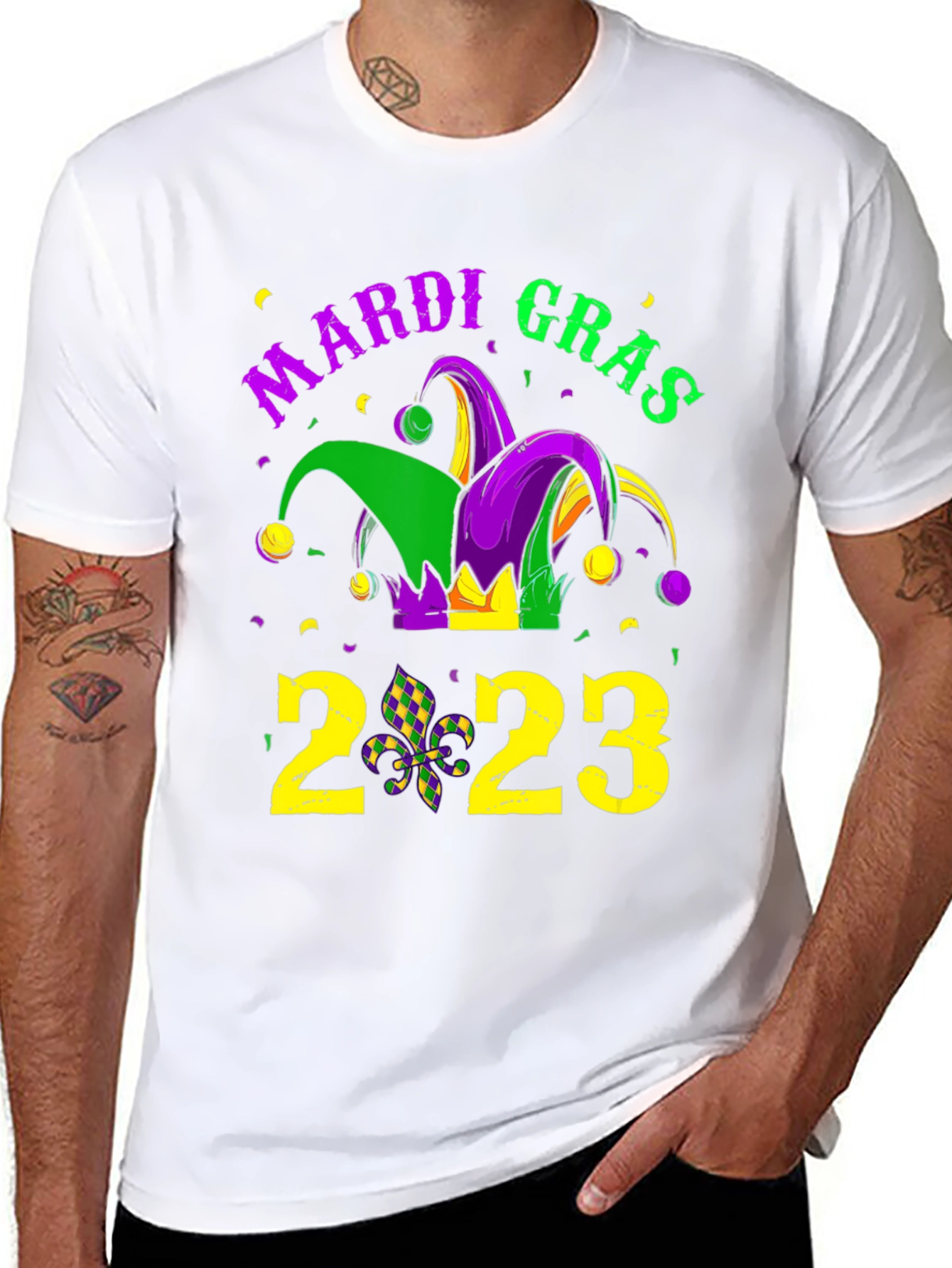Mardi Gras 2023 Graphic T-Shirt