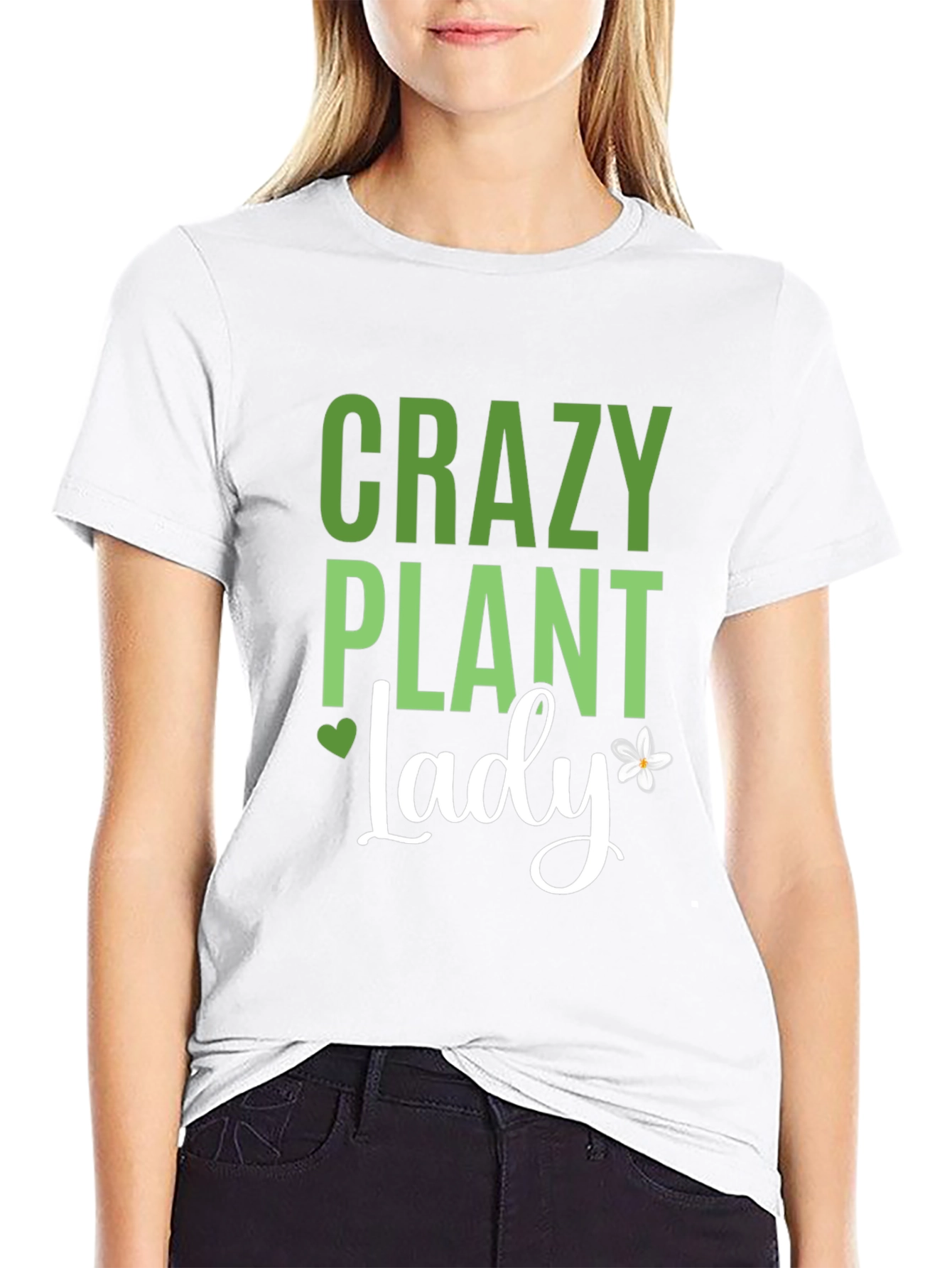 Crazy Plant Lady Graphic Tee - Black