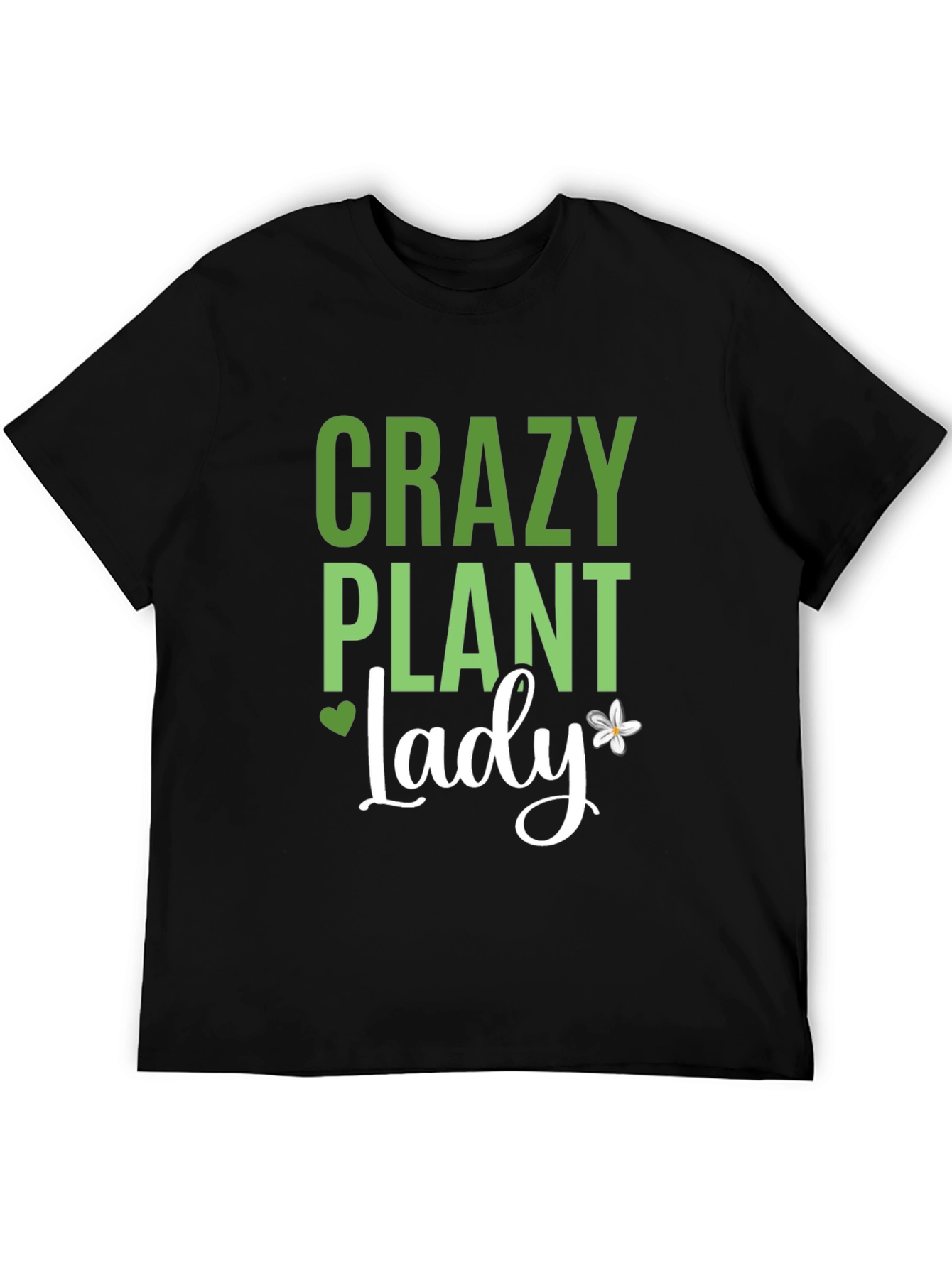 Crazy Plant Lady Graphic Tee - Black