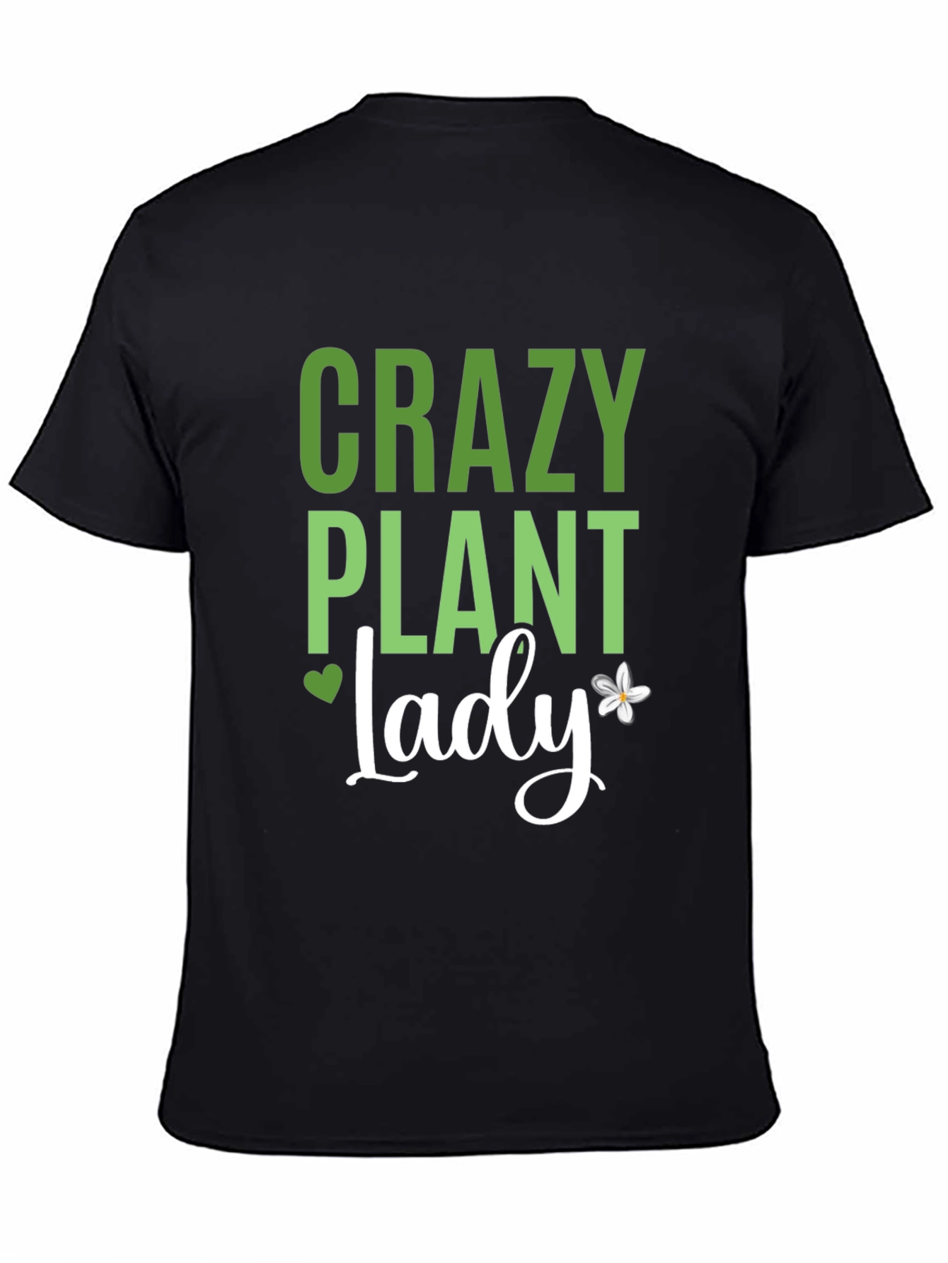 Crazy Plant Lady Graphic Tee - Black