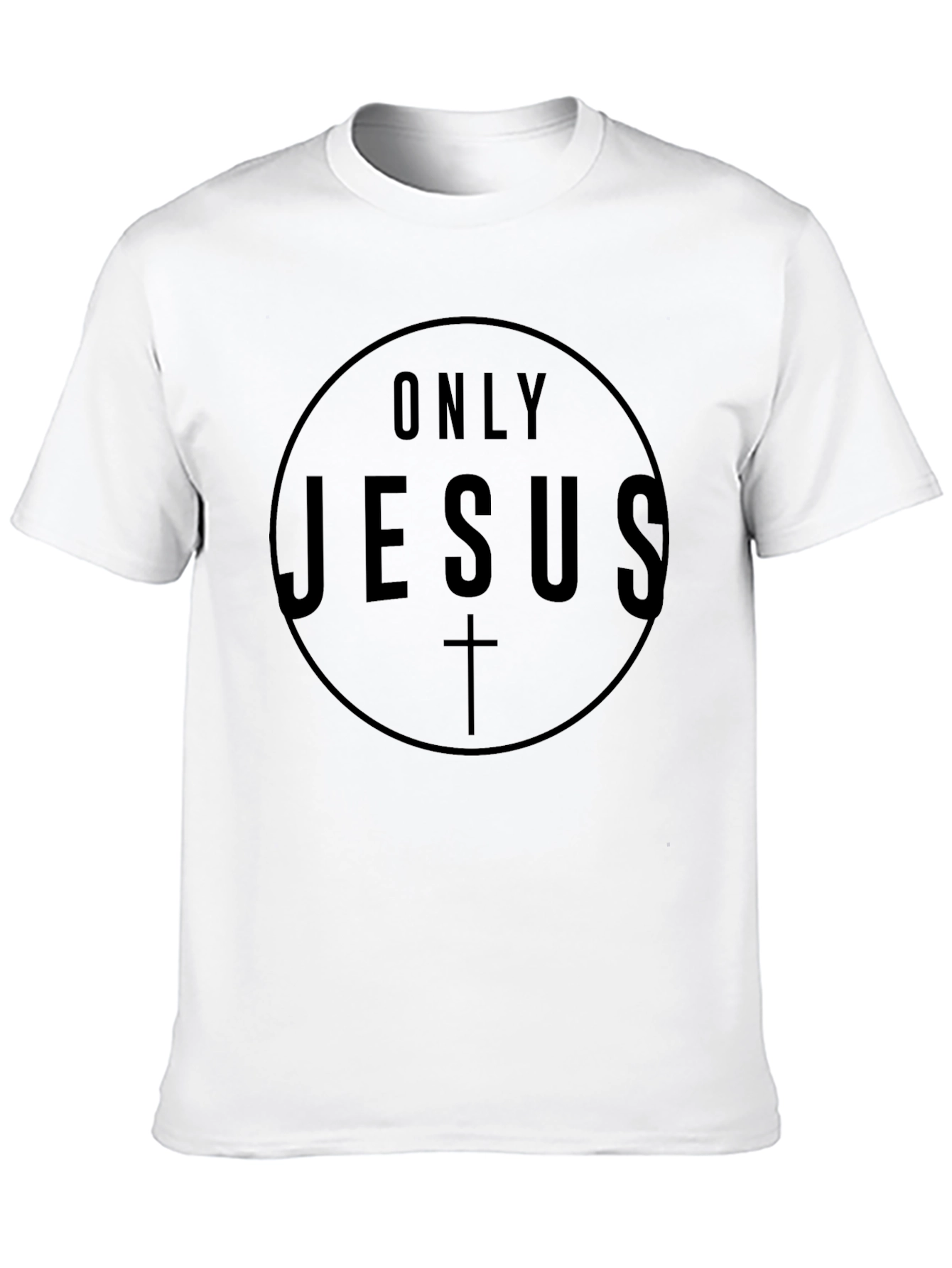 Only Jesus Graphic Black T-Shirt