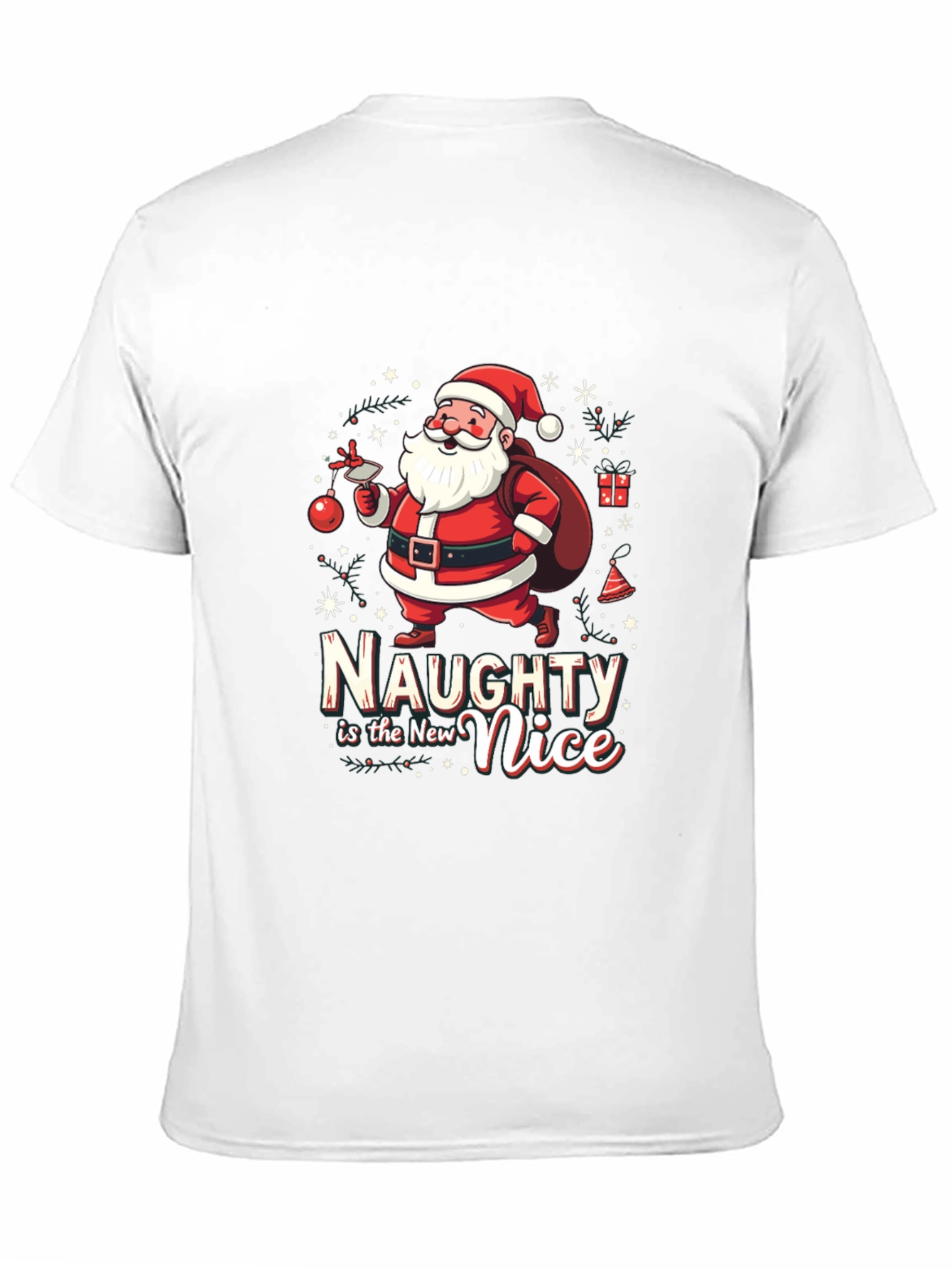 Naughty is the New Nice Santa T-Shirt