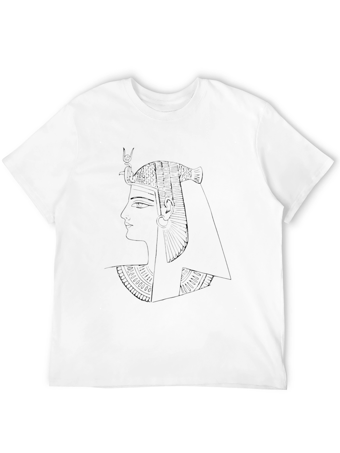 Egyptian Queen Graphic Tee - Stylish Black T-Shirt