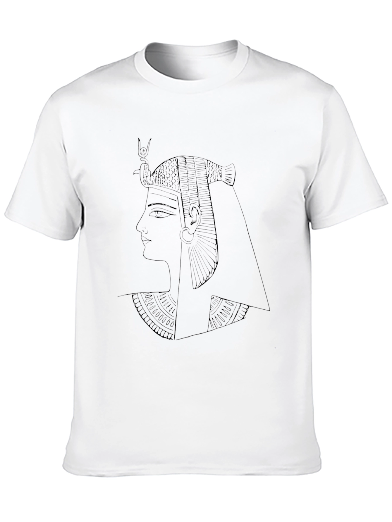 Egyptian Queen Graphic Tee - Stylish Black T-Shirt