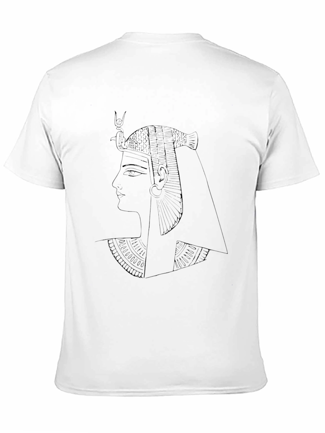 Egyptian Queen Graphic Tee - Stylish Black T-Shirt