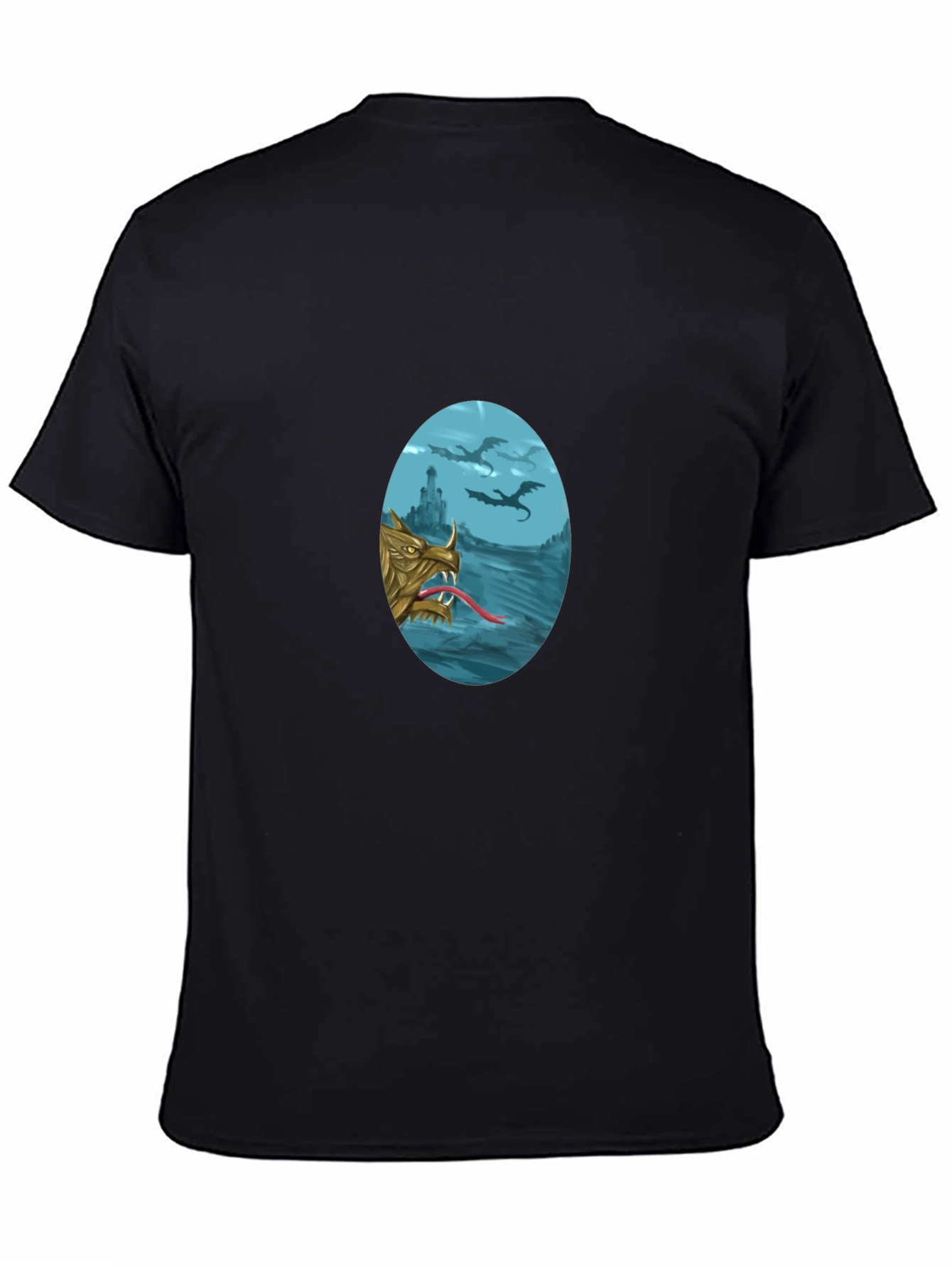 Dragon Graphic T-Shirt - Fantasy Style