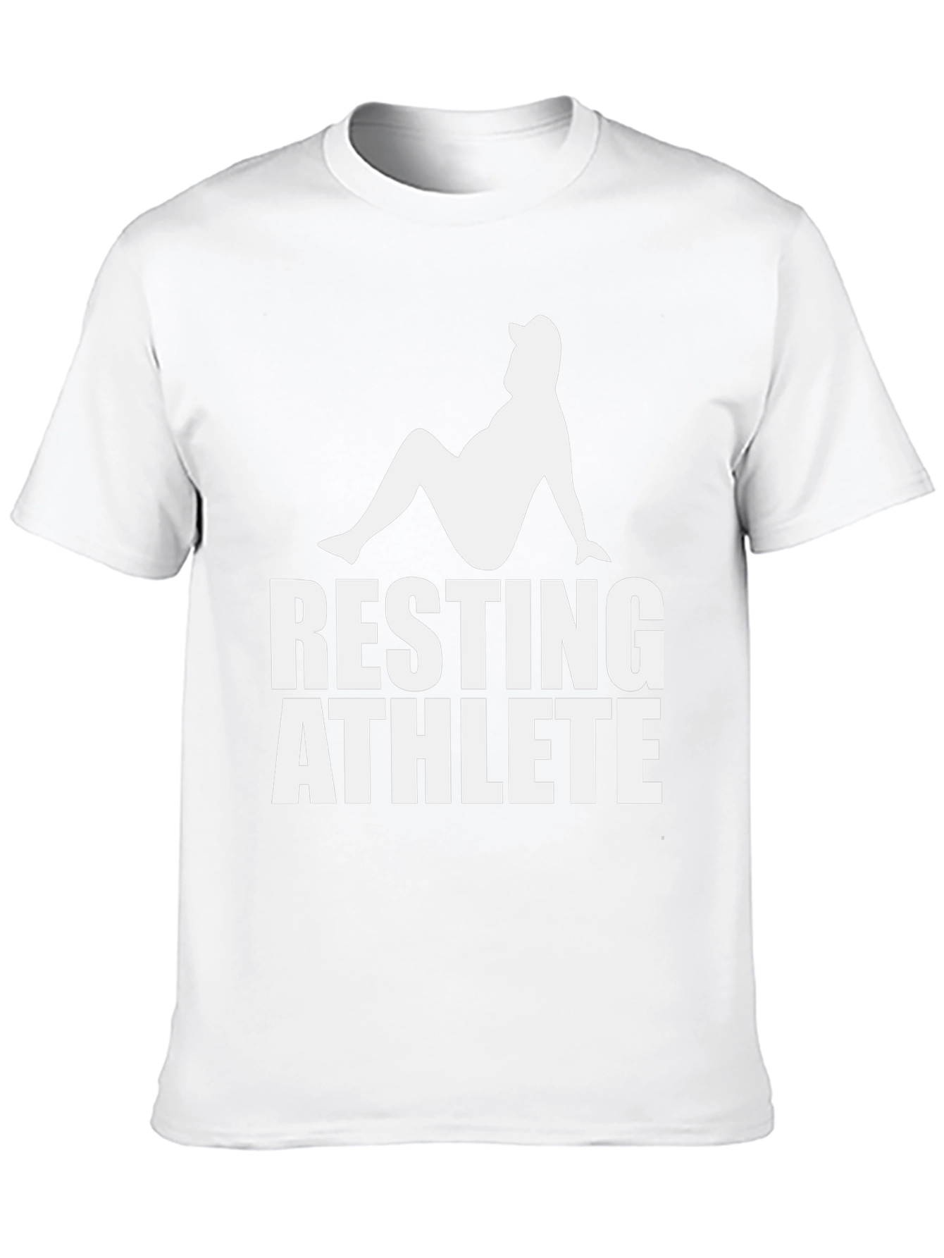 Resting Athlete Graphic Tee - Funny Relaxed Fit Shirt
