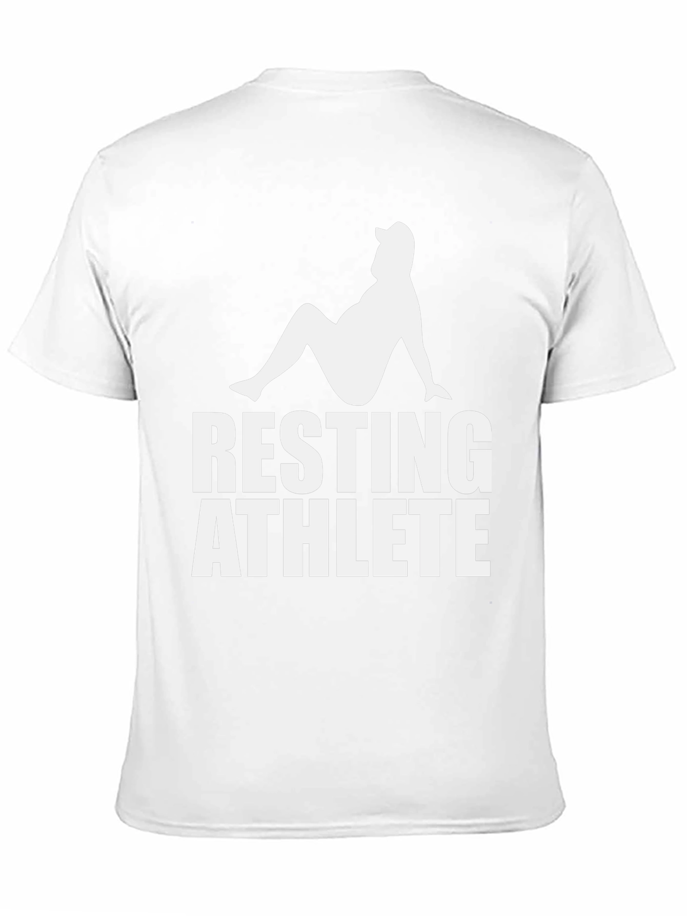 Resting Athlete Graphic Tee - Funny Relaxed Fit Shirt