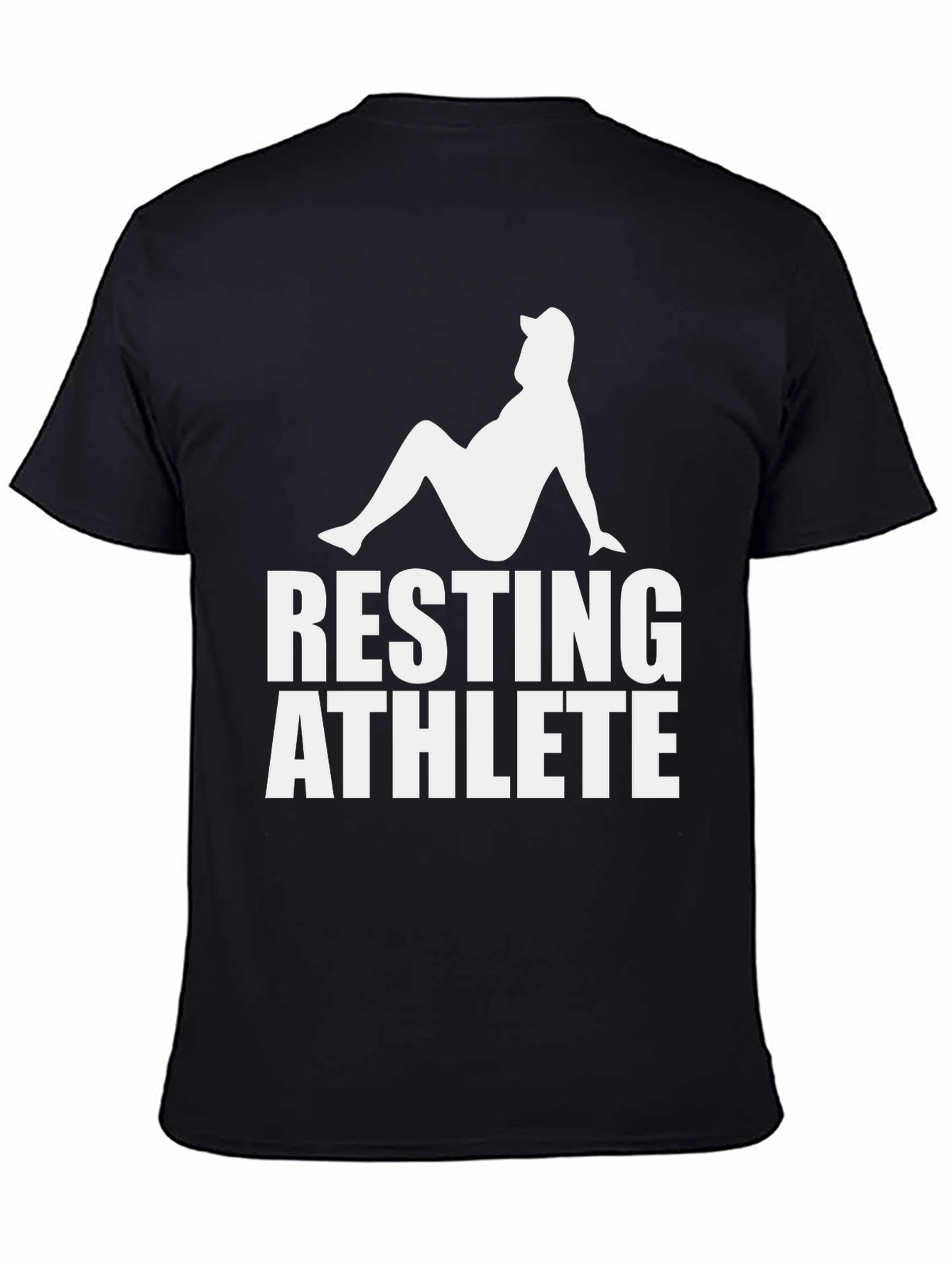 Resting Athlete Graphic Tee - Funny Relaxed Fit Shirt