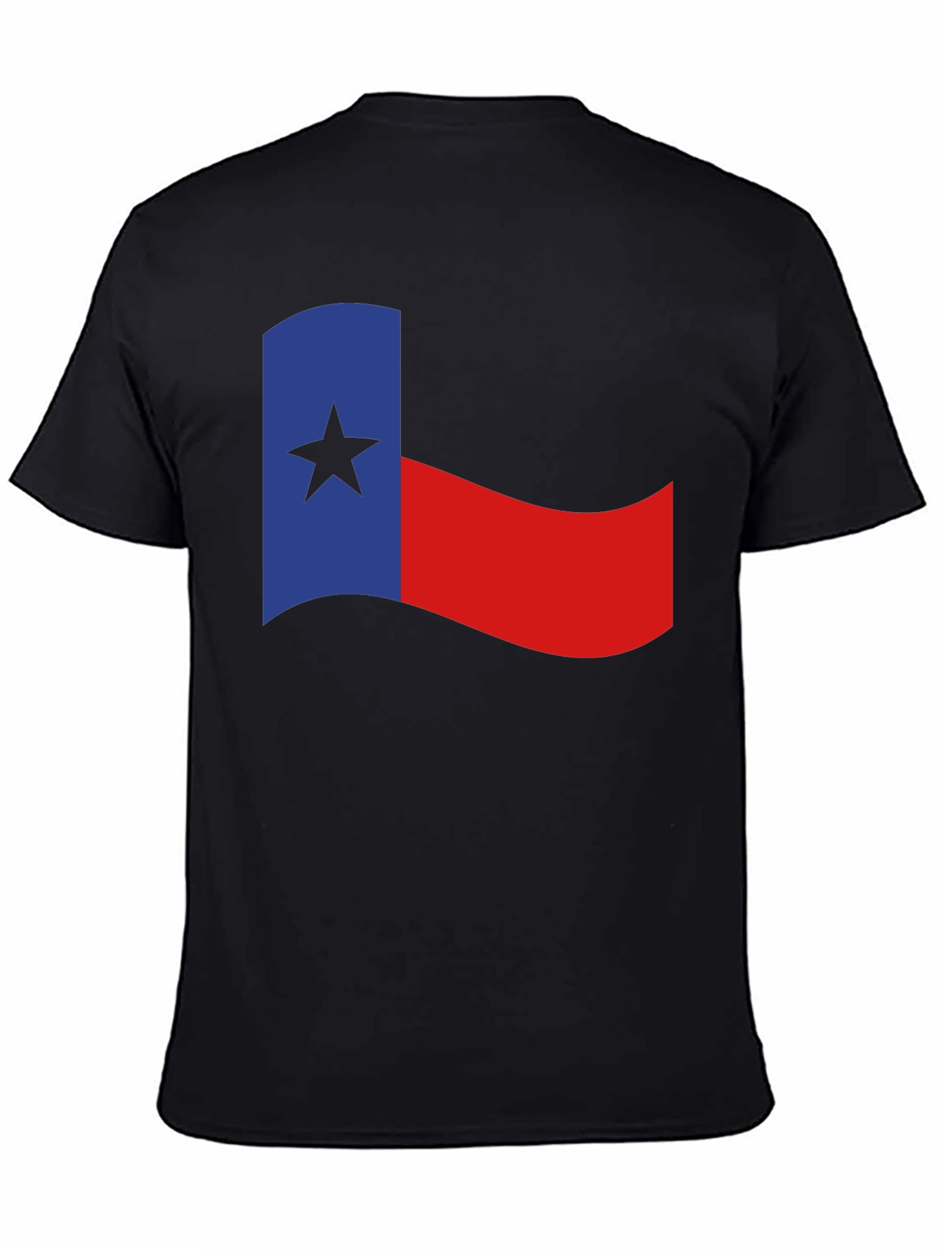 Texas Flag Graphic Black T-Shirt