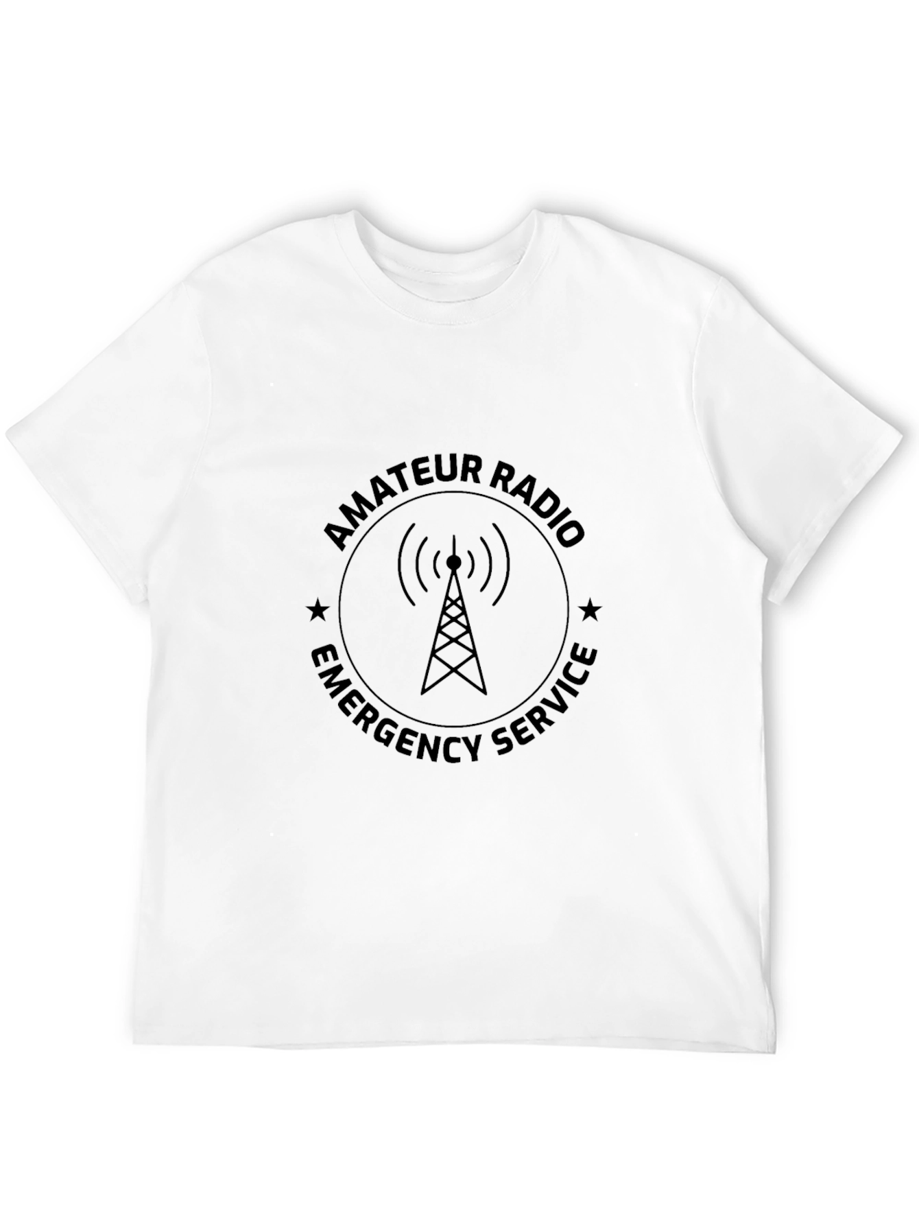 Amateur Radio Emergency Service Black T-Shirt