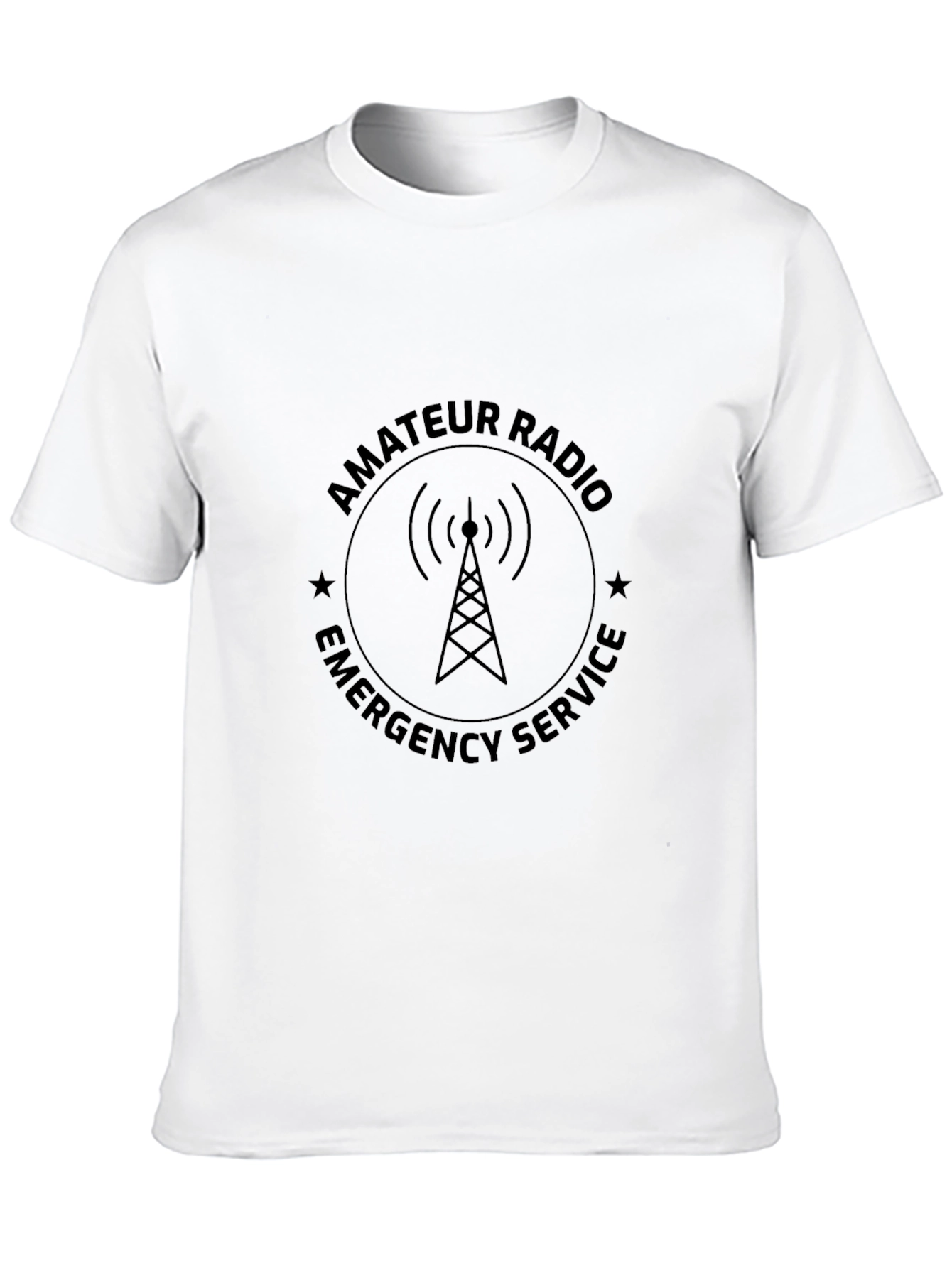 Amateur Radio Emergency Service Black T-Shirt
