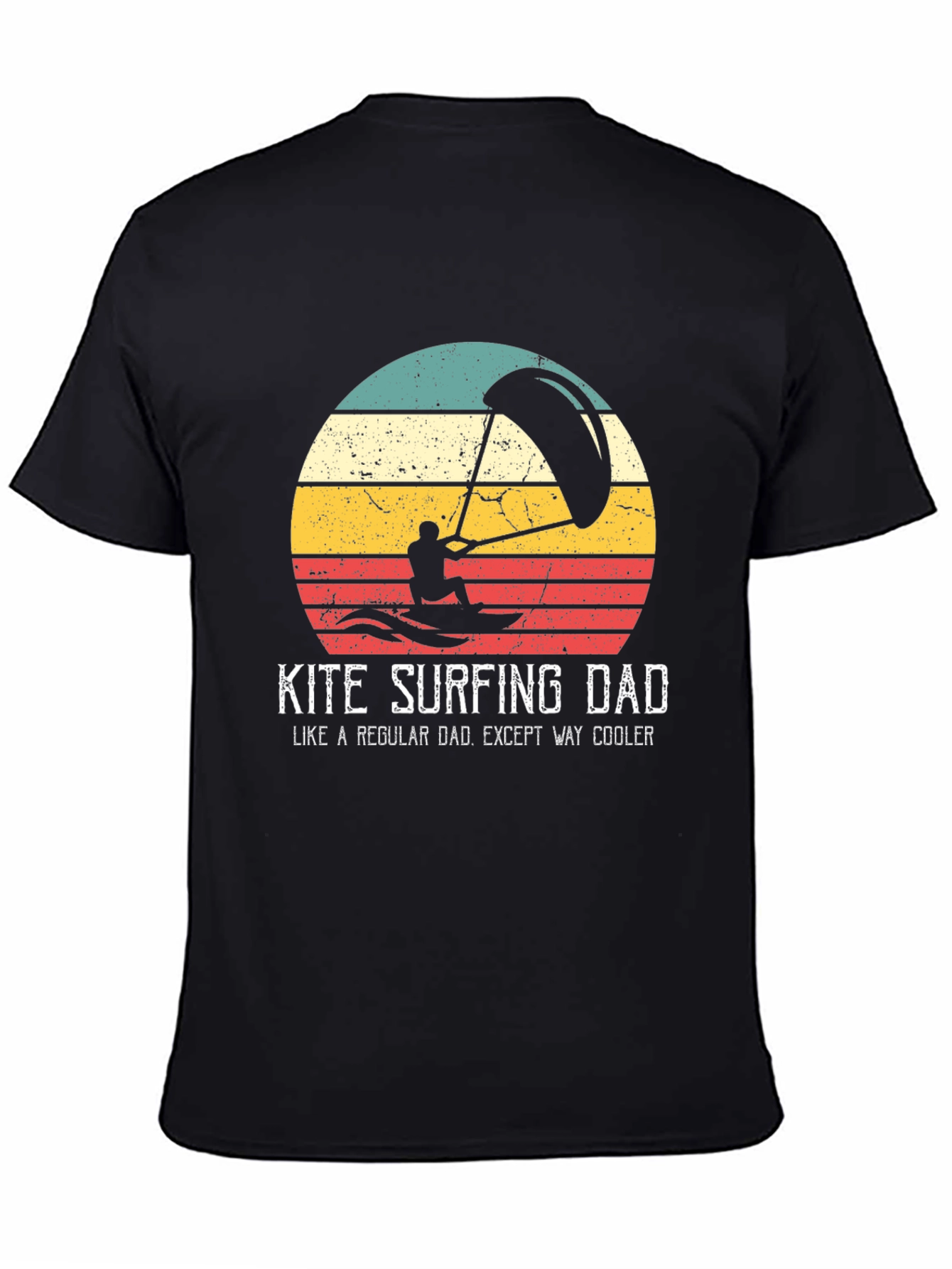 Kite Surfing Dad T-Shirt - Cool Dad Tee