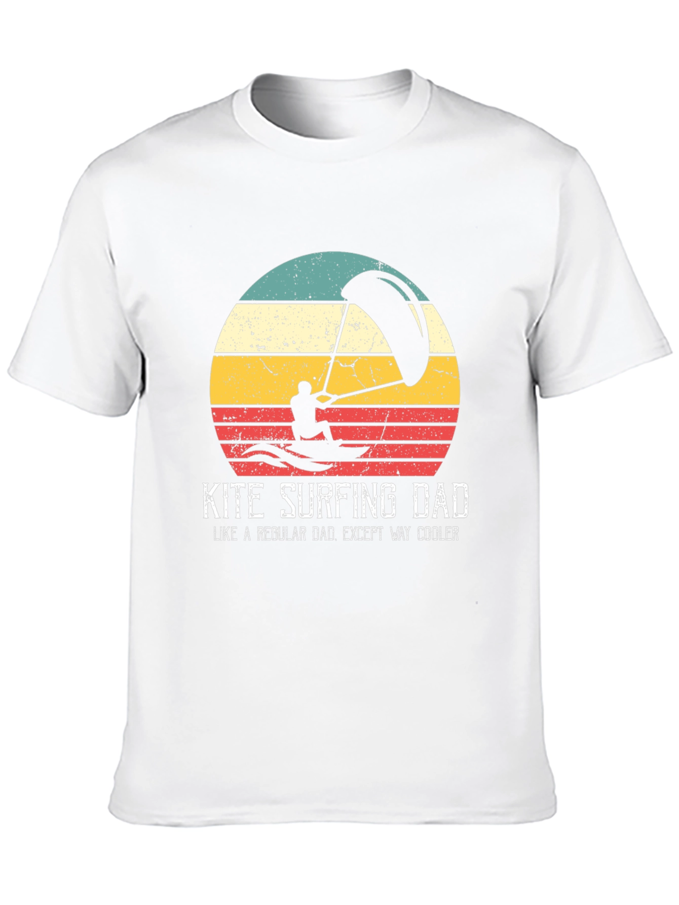 Kite Surfing Dad T-Shirt - Cool Dad Tee