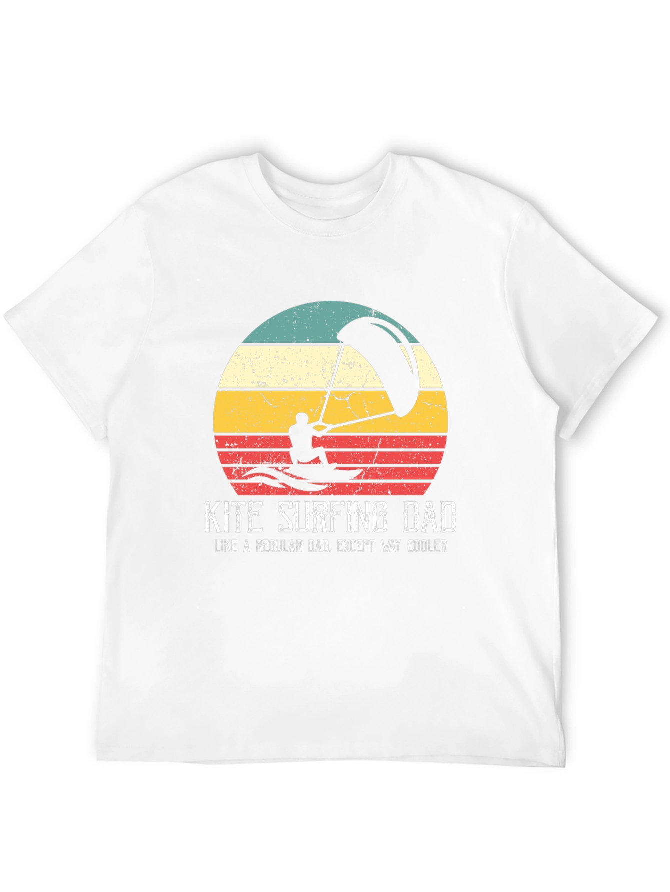 Kite Surfing Dad T-Shirt - Cool Dad Tee