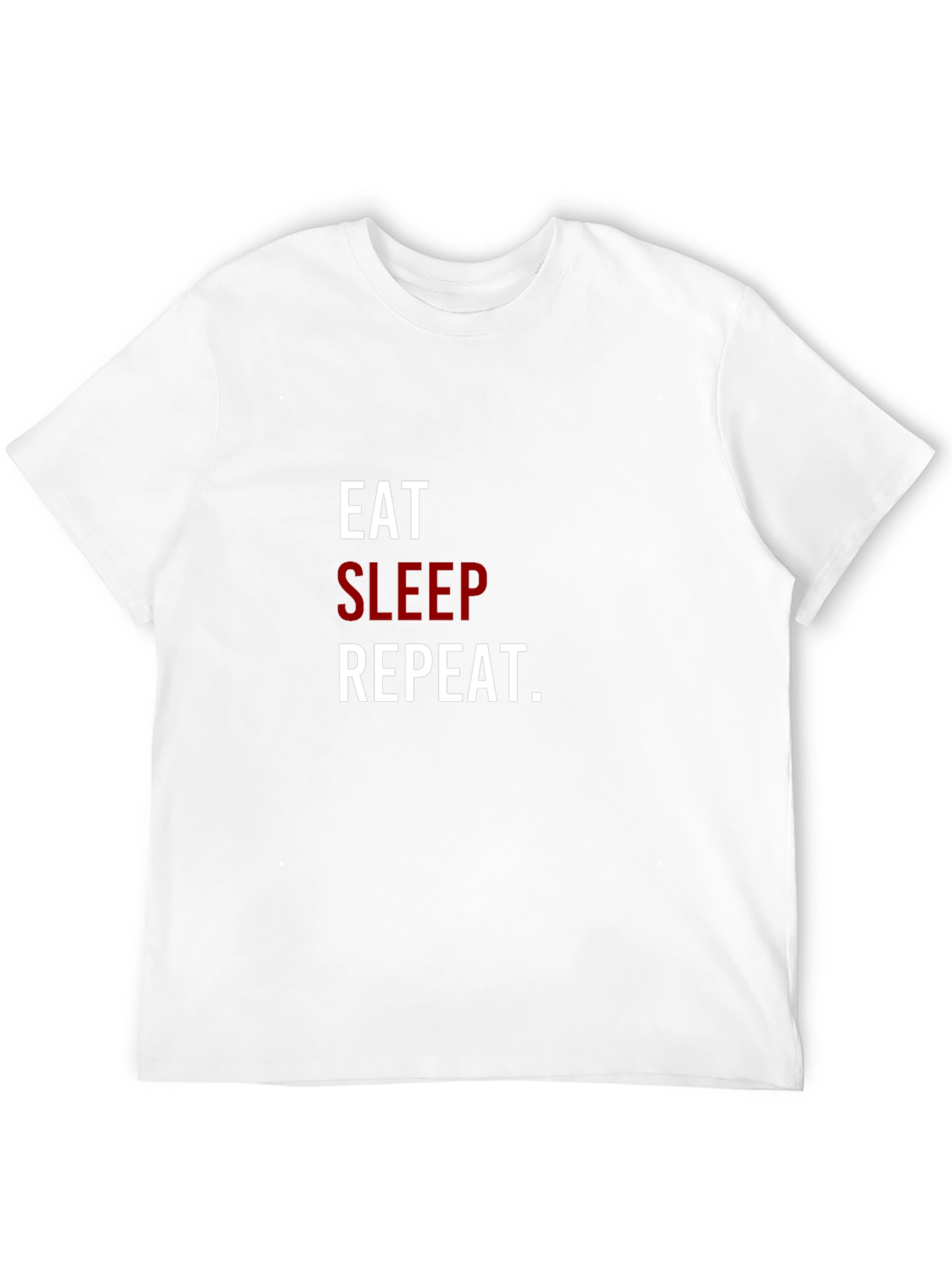 Eat Sleep Repeat Black T-Shirt