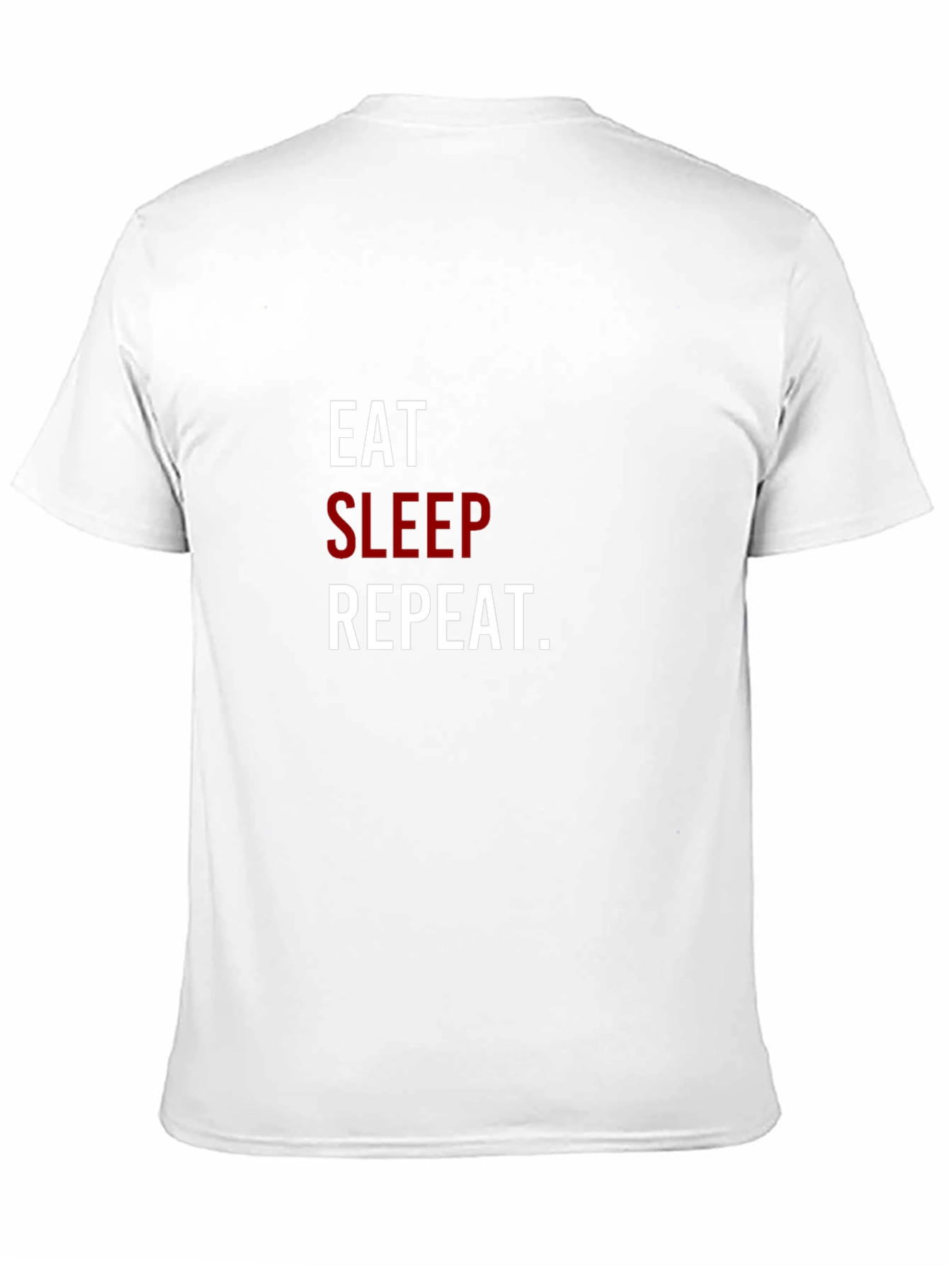 Eat Sleep Repeat Black T-Shirt