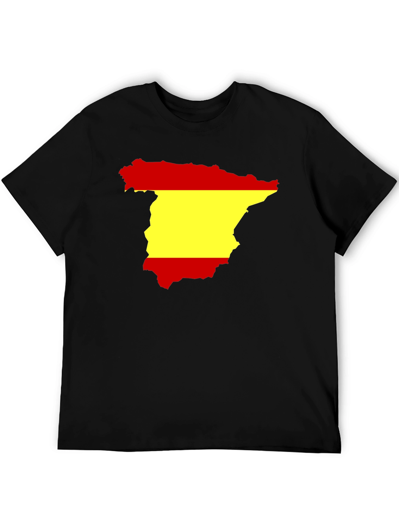 Spain Flag Map Graphic T-Shirt