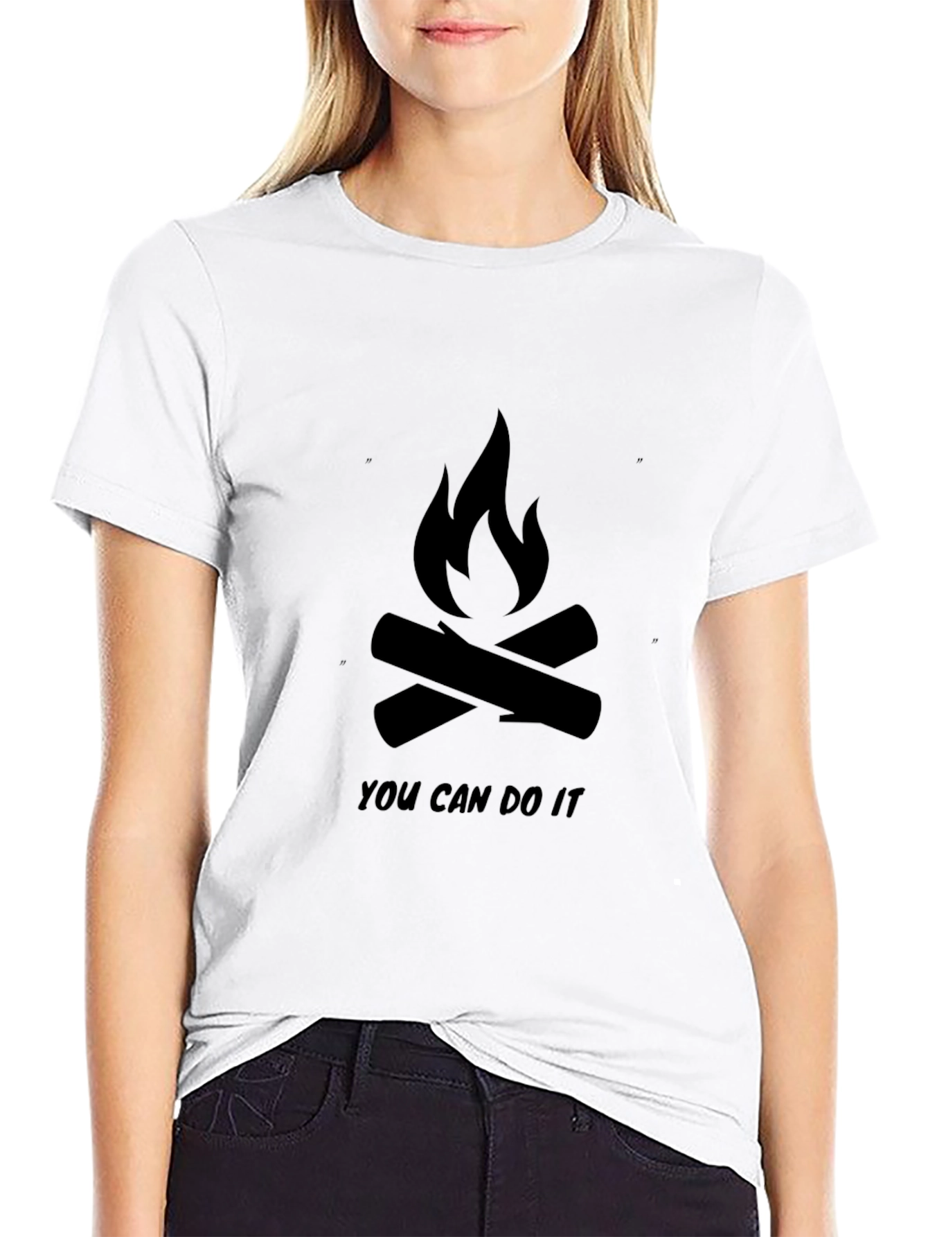 Motivational Campfire Graphic T-Shirt
