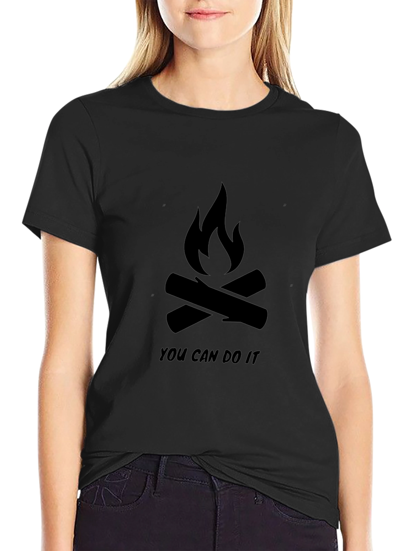 Motivational Campfire Graphic T-Shirt