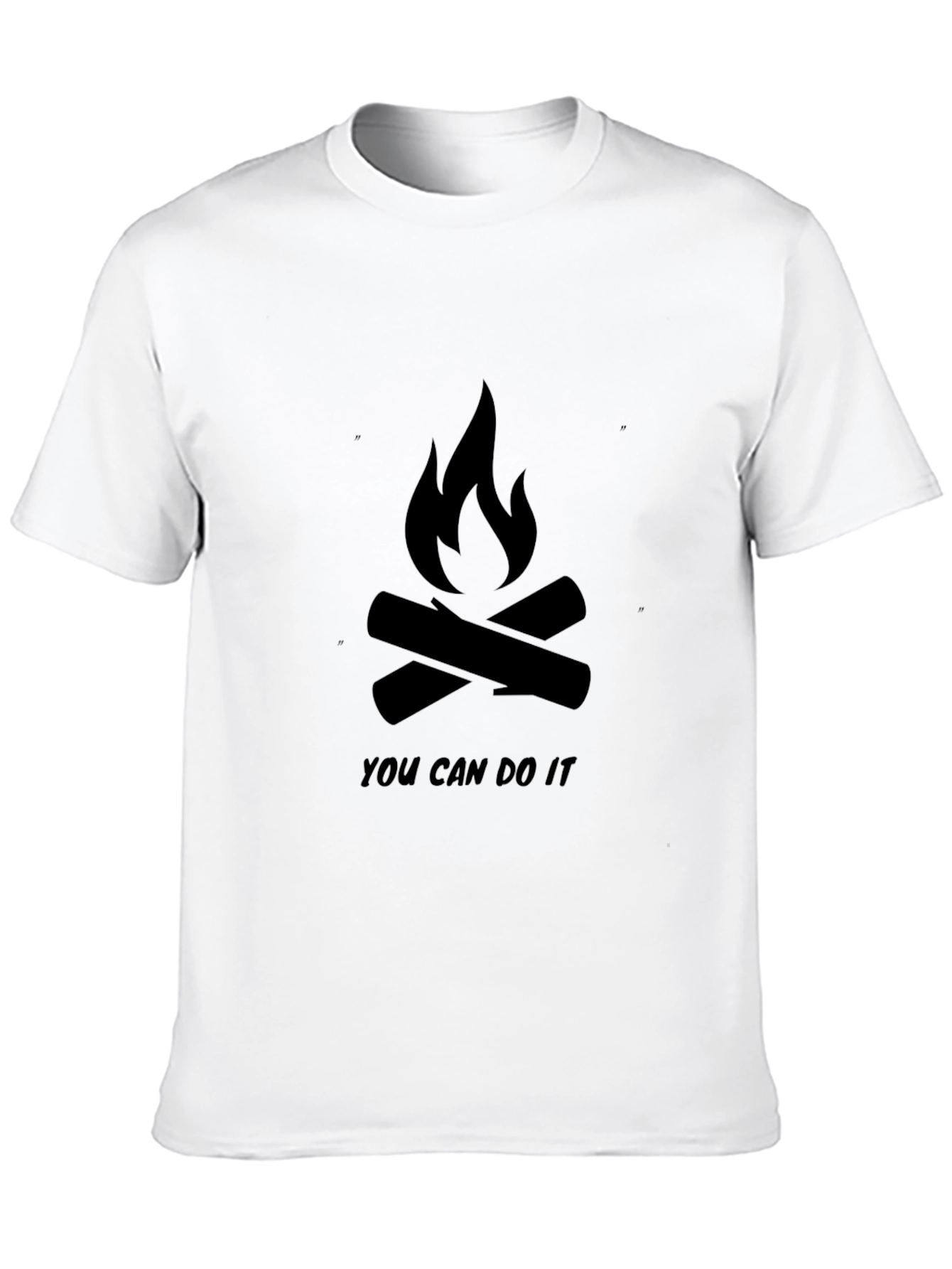 Motivational Campfire Graphic T-Shirt
