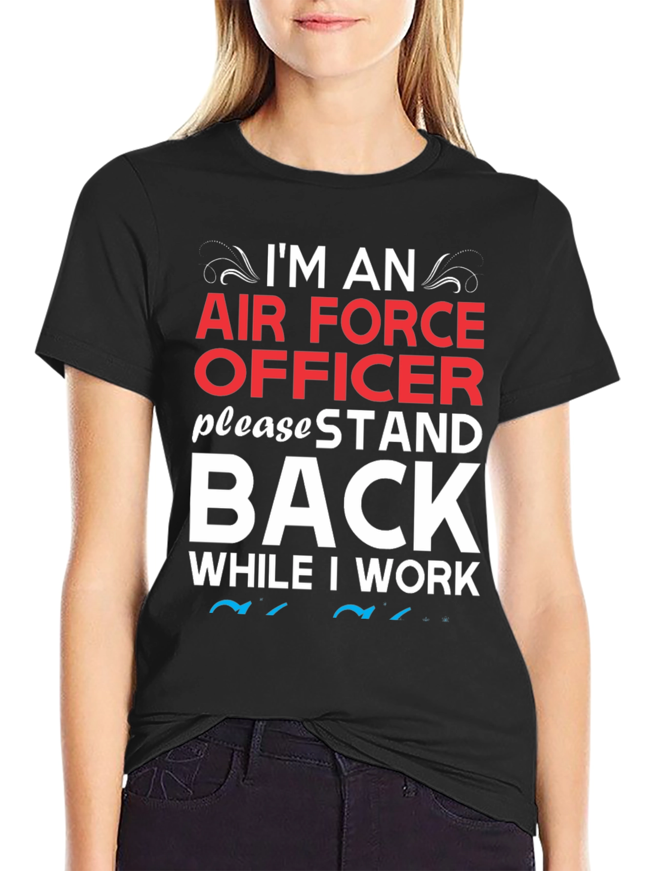 Air Force Officer Graphic T-Shirt