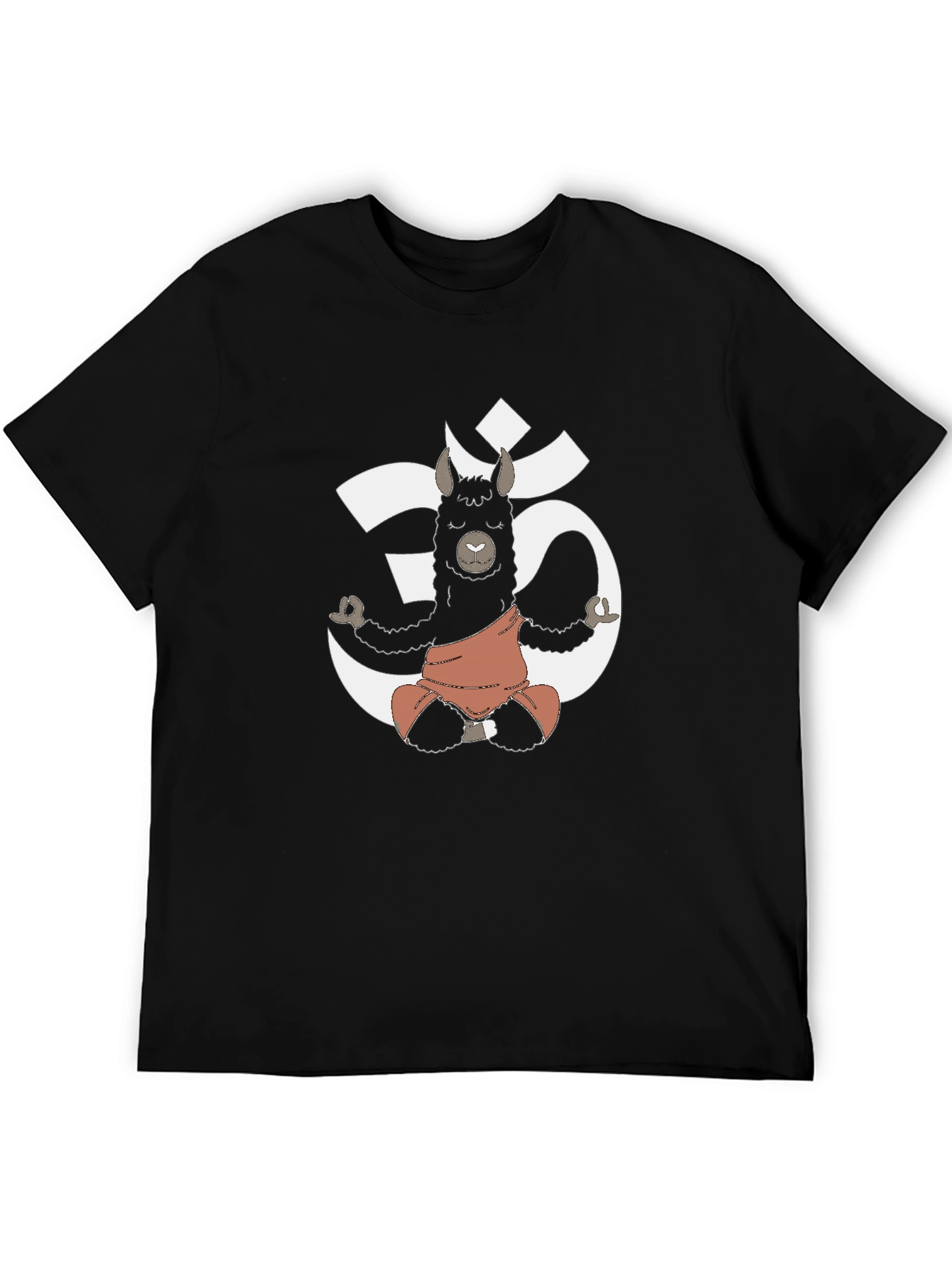 Yoga Llama Graphic Tee - Zen Animal Shirt