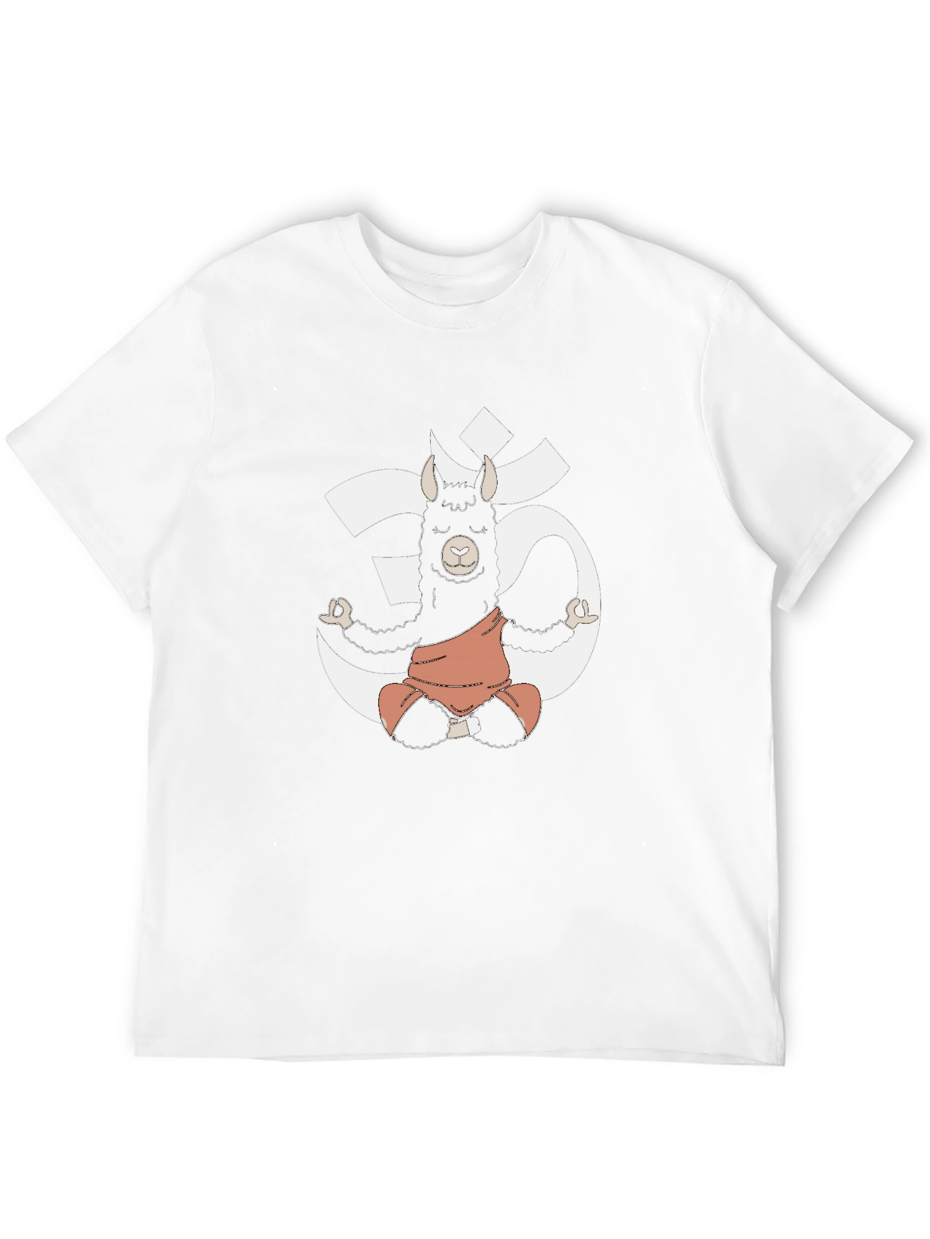 Yoga Llama Graphic Tee - Zen Animal Shirt