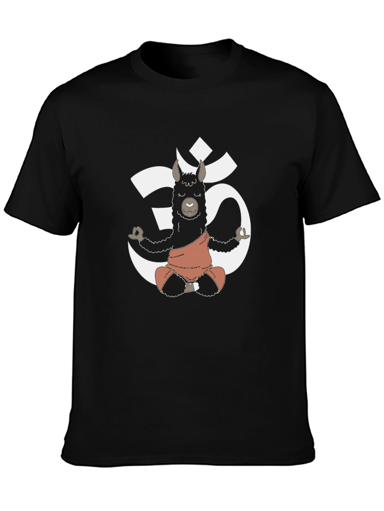 Yoga Llama Graphic Tee - Zen Animal Shirt