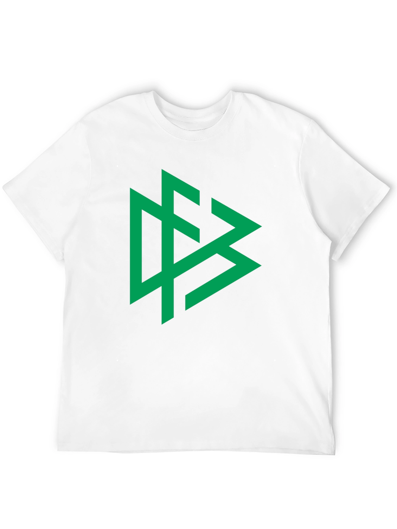 Green Mystic Symbol on Black Tee