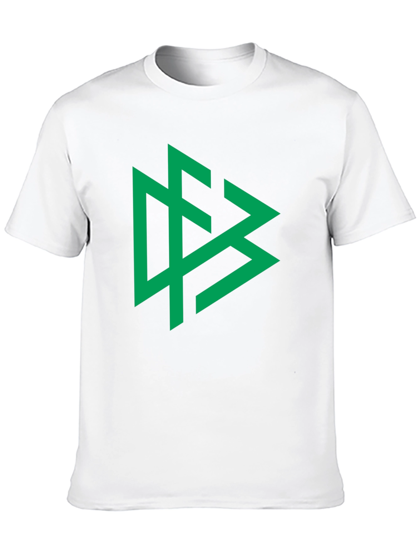 Green Mystic Symbol on Black Tee