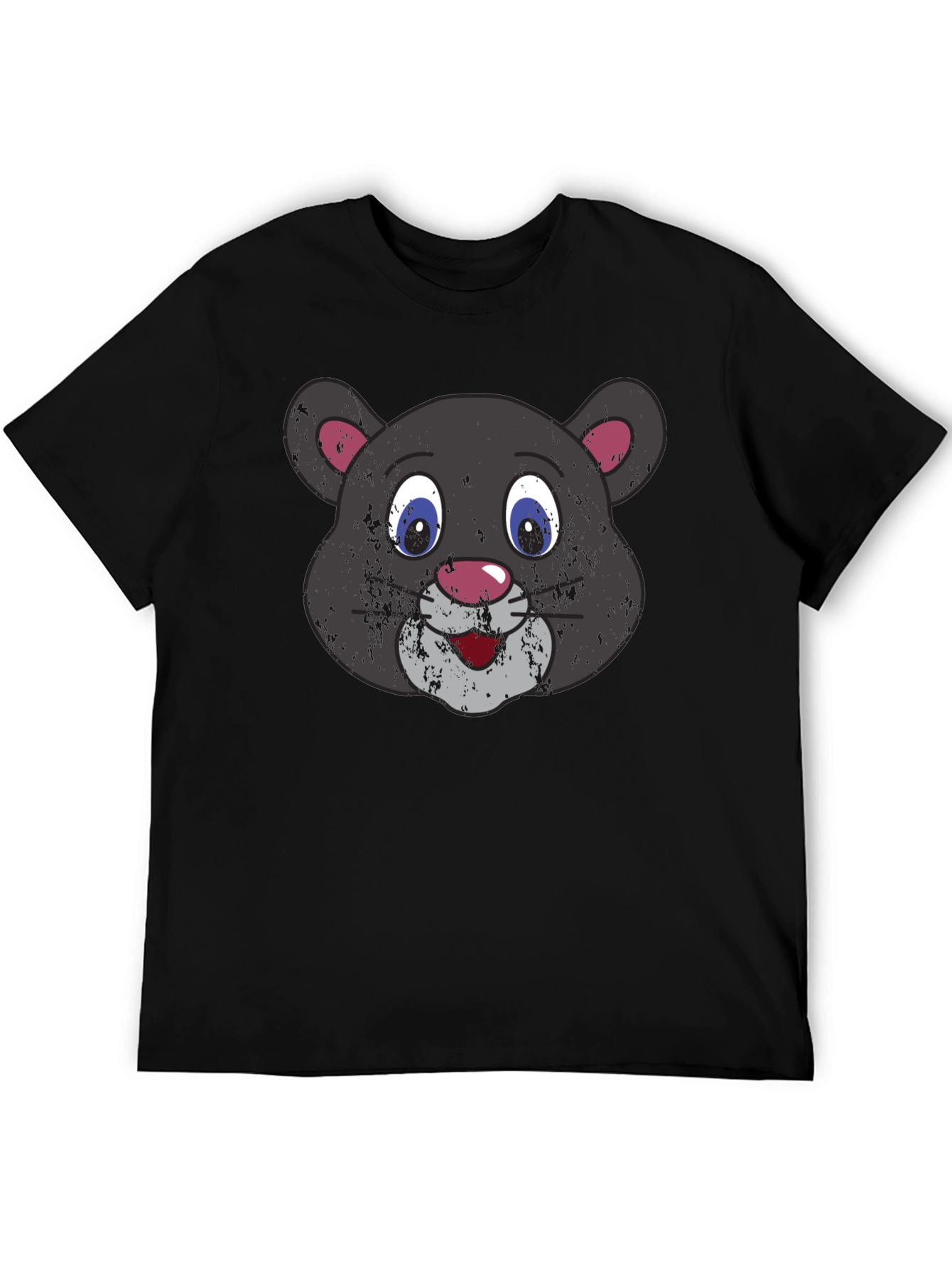 Cartoon Panther Graphic T-Shirt