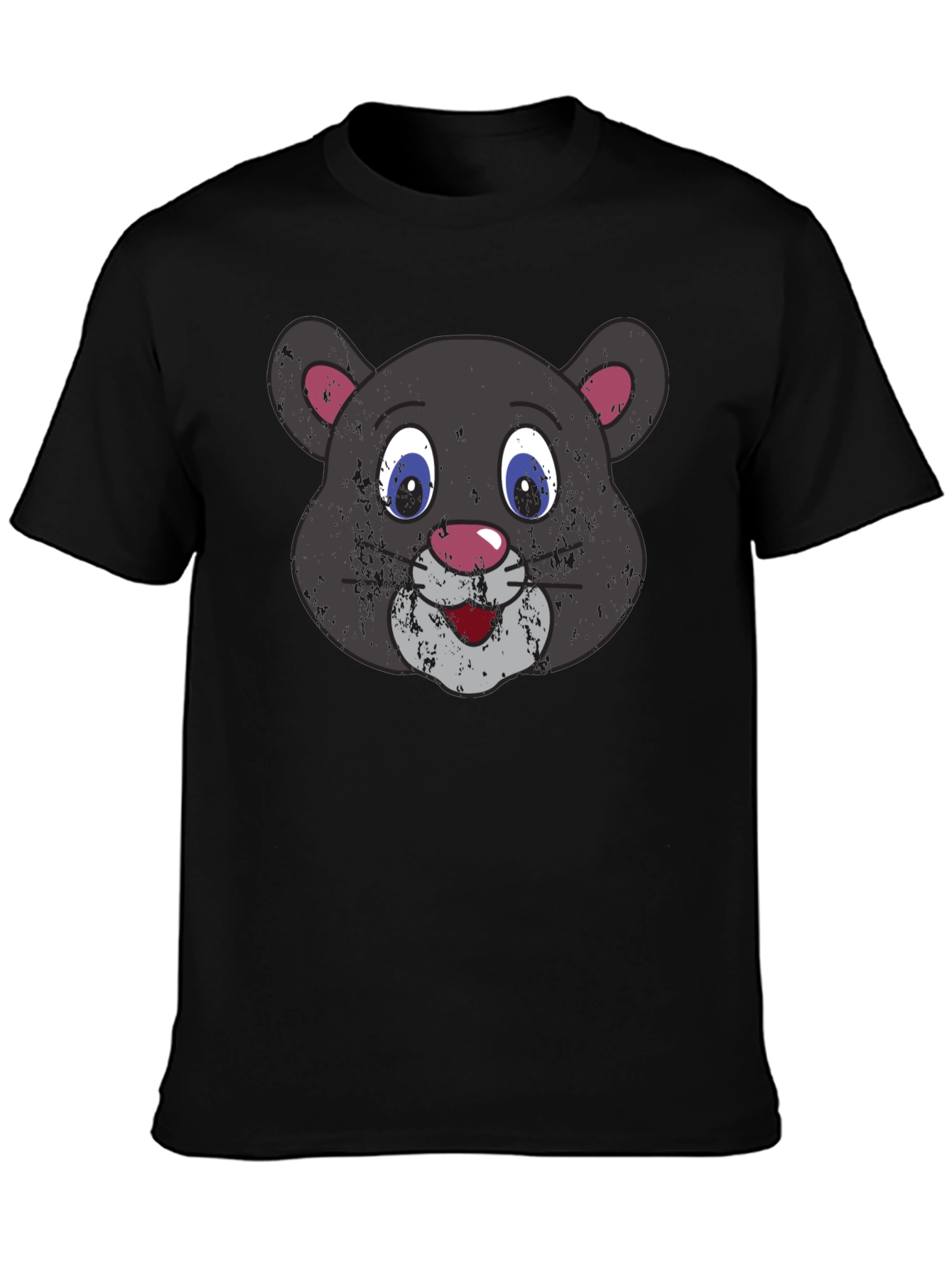 Cartoon Panther Graphic T-Shirt