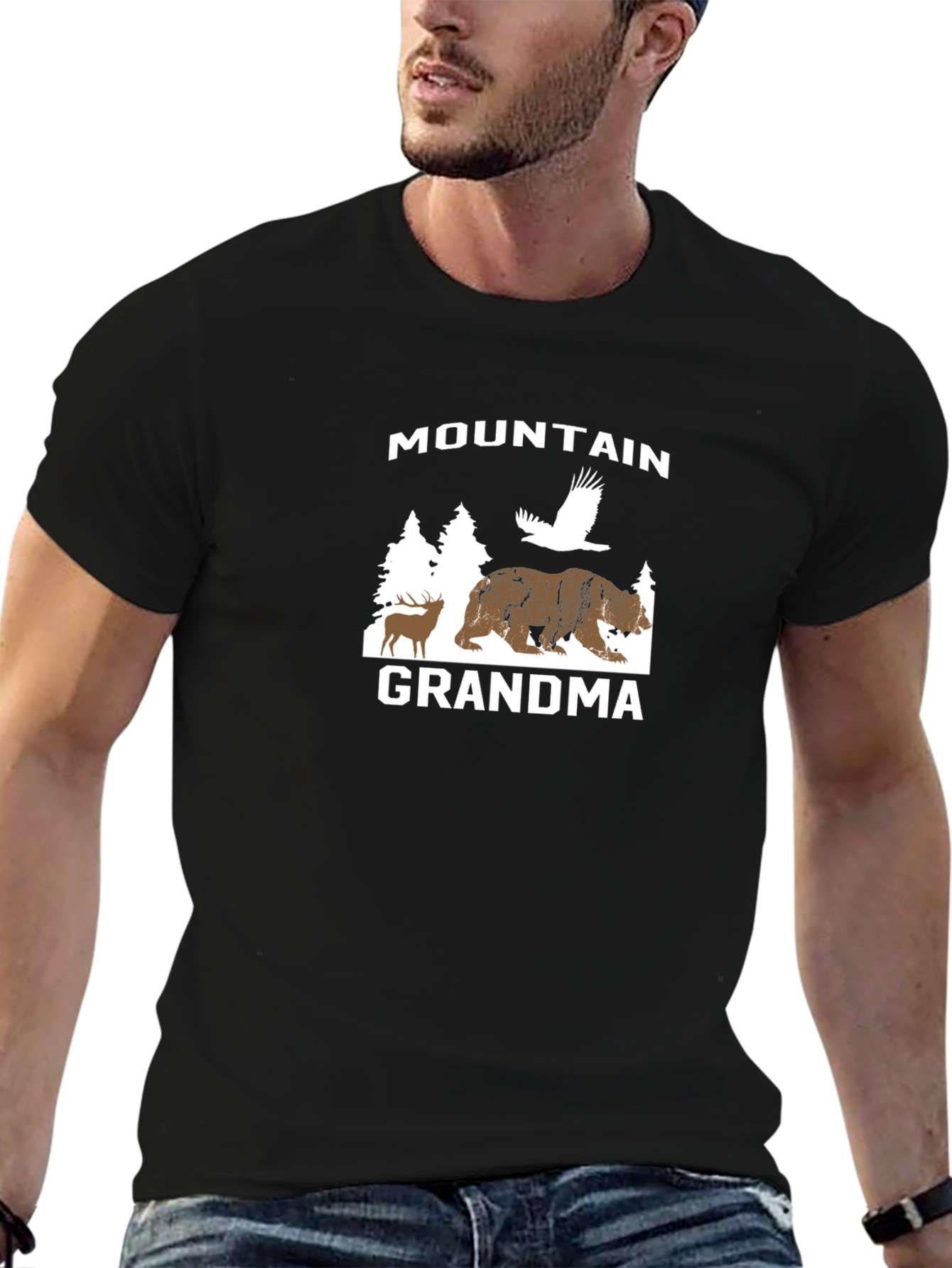 Mountain Grandma Tee - Nature Lovers Gift