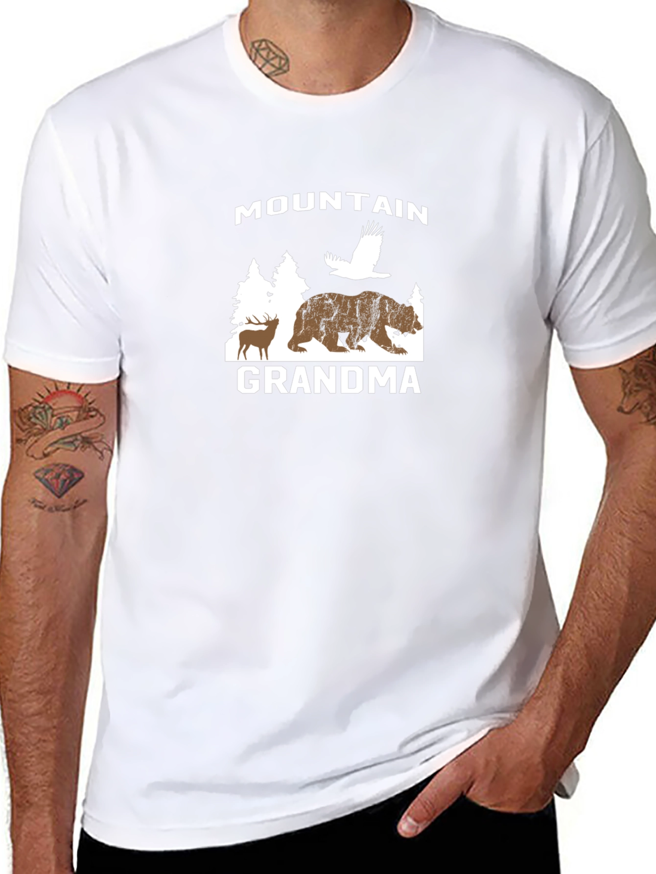 Mountain Grandma Tee - Nature Lovers Gift