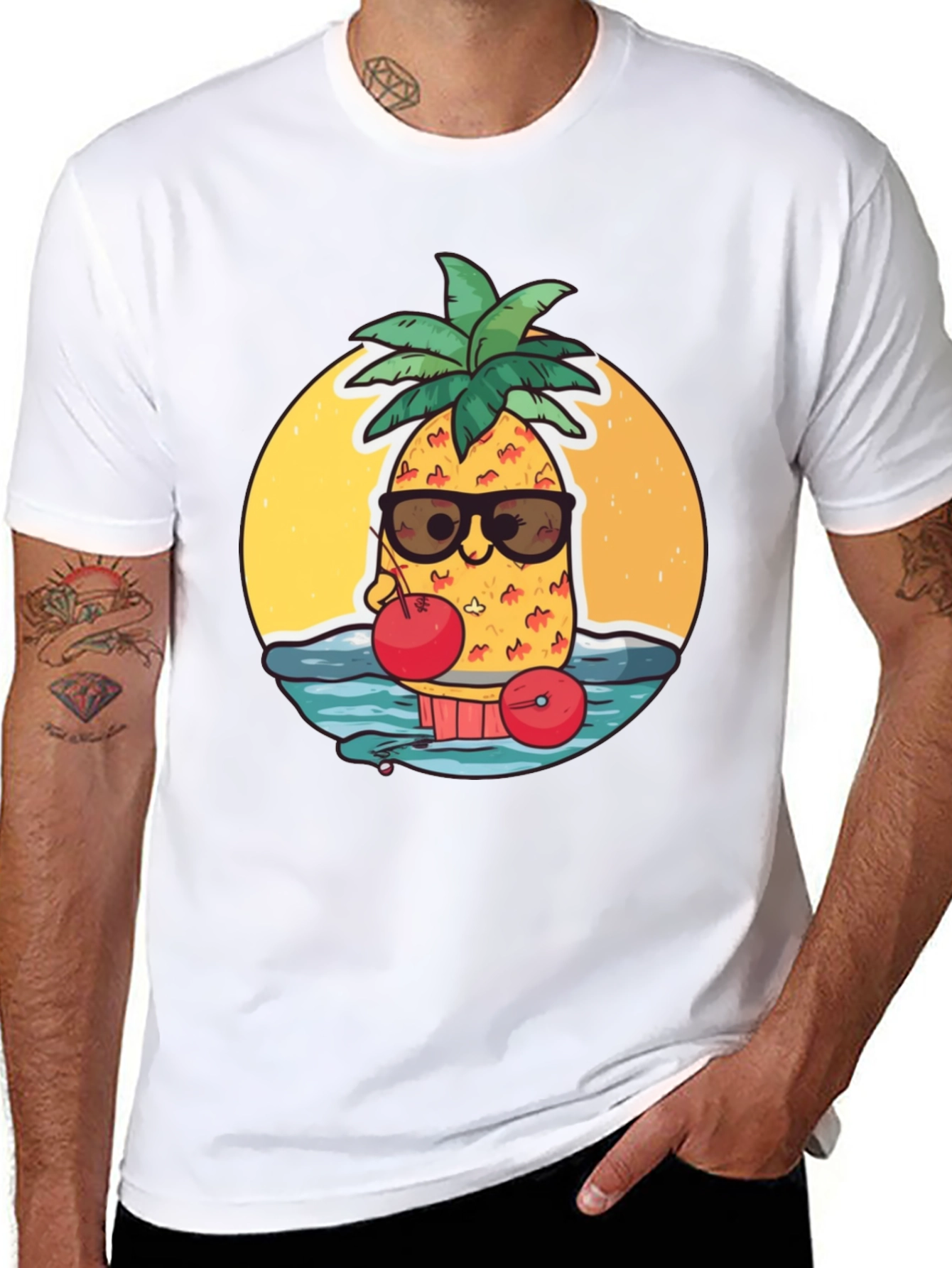 Cool Pineapple T-Shirt - Summer Vibes