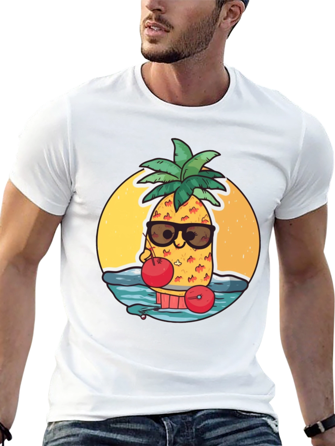 Cool Pineapple T-Shirt - Summer Vibes
