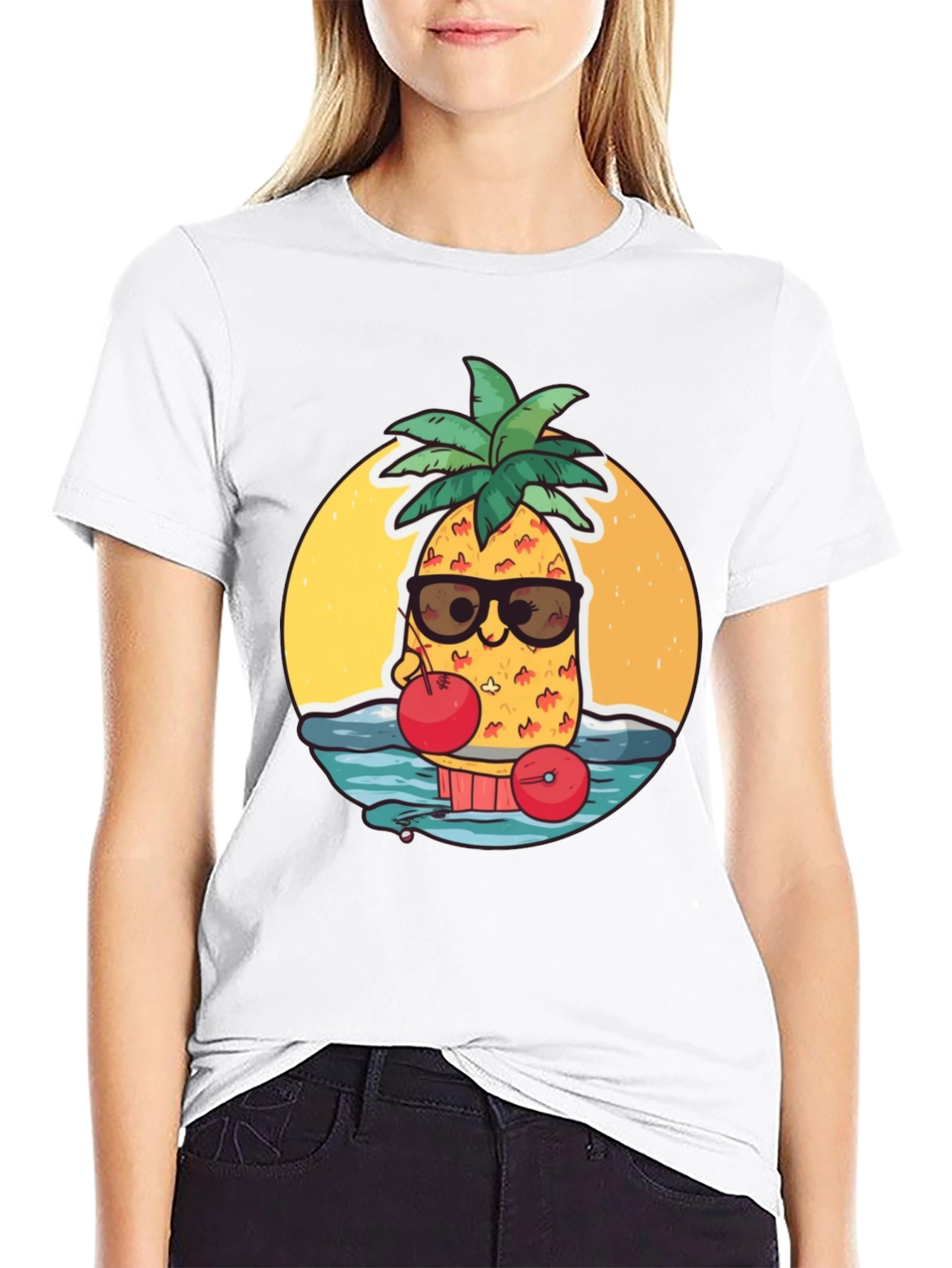 Cool Pineapple T-Shirt - Summer Vibes