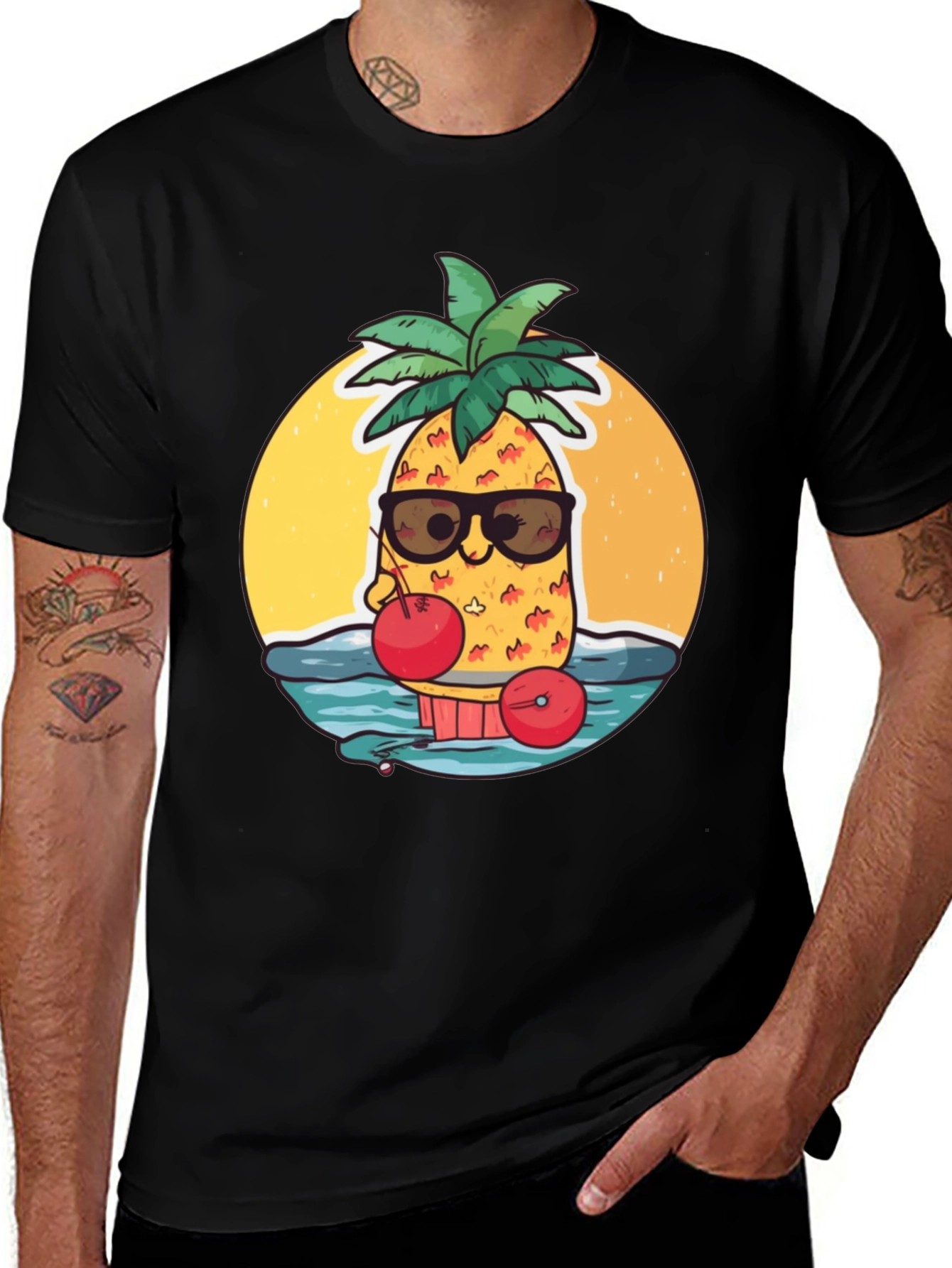 Cool Pineapple T-Shirt - Summer Vibes