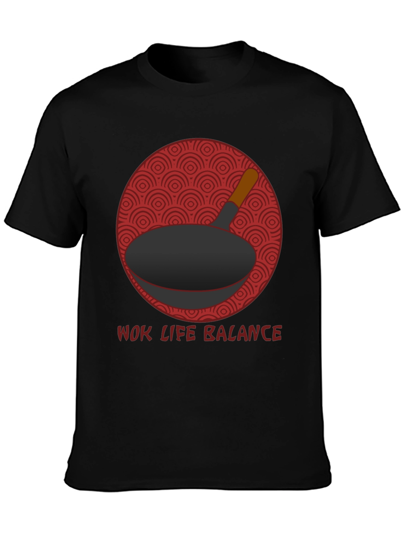 Wok Life Balance T-Shirt - Culinary Design