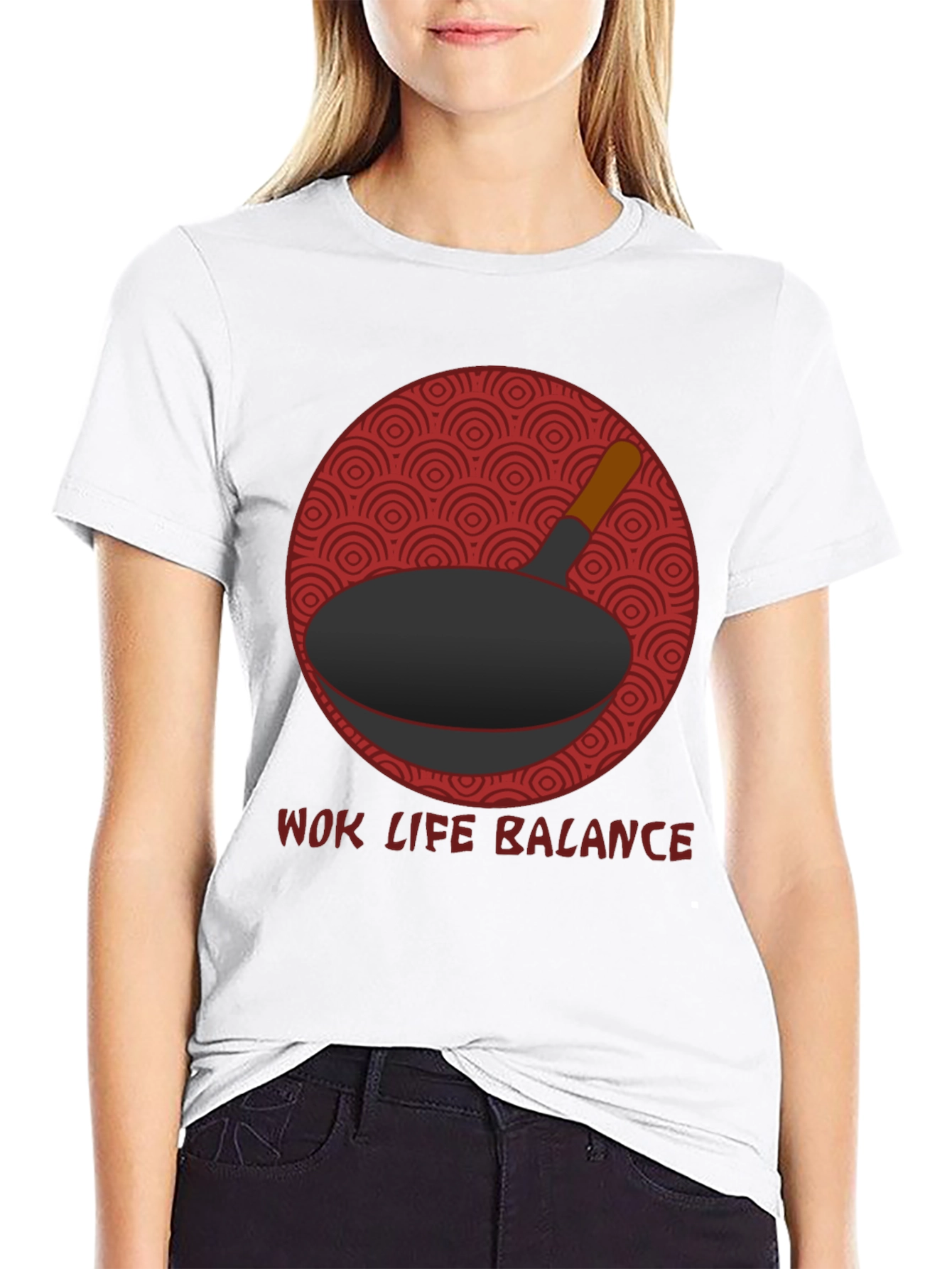 Wok Life Balance T-Shirt - Culinary Design