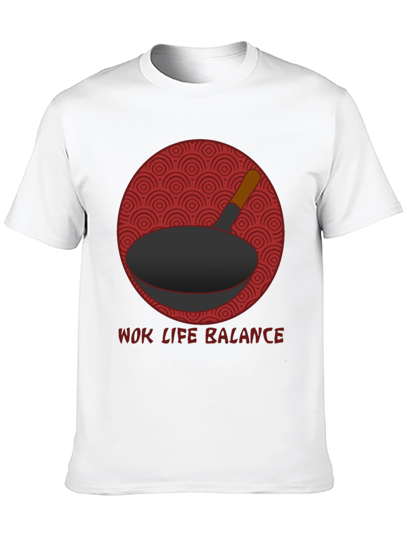 Wok Life Balance T-Shirt - Culinary Design