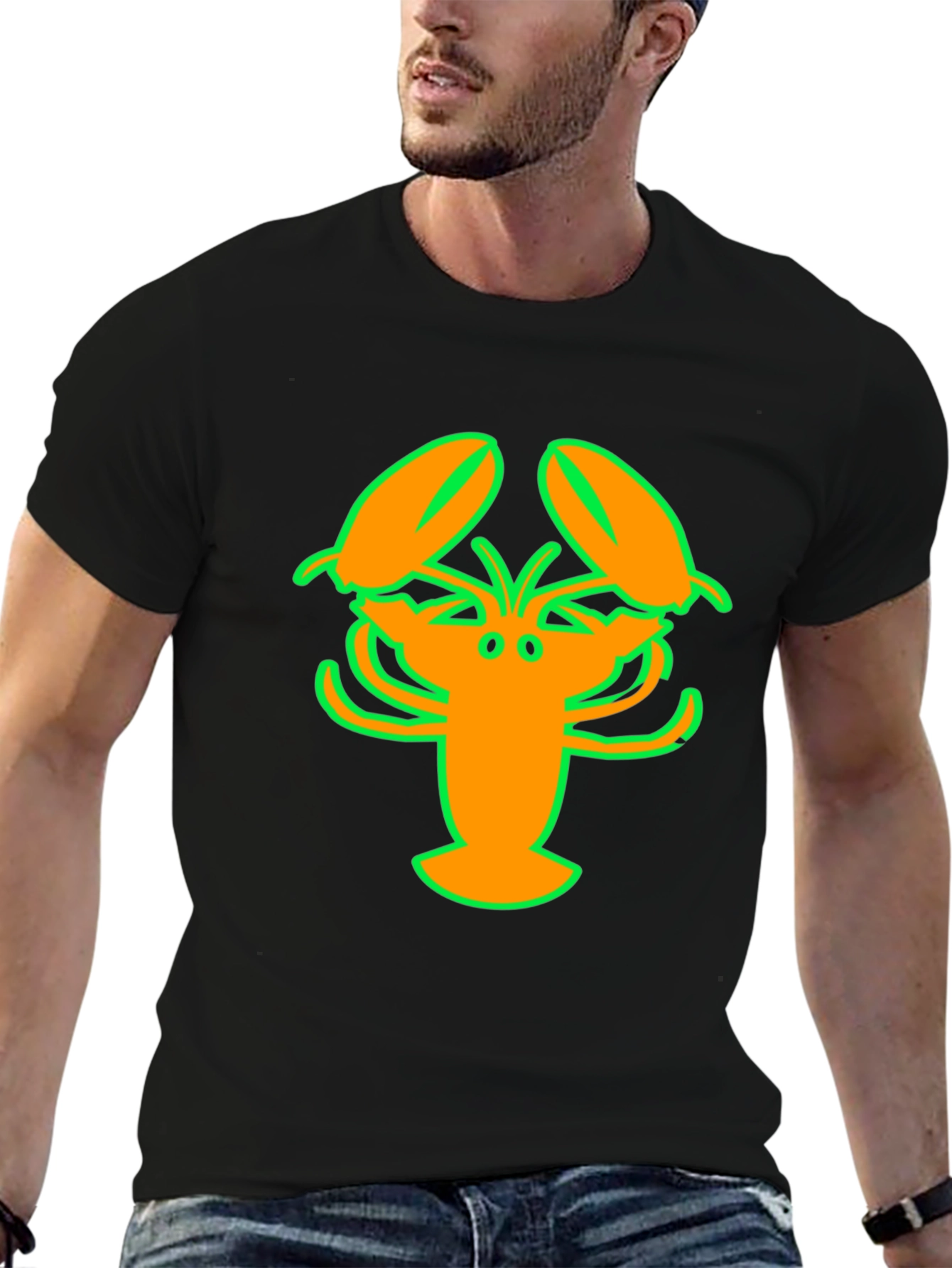 Lobster Graphic T-Shirt - Bright & Bold Design