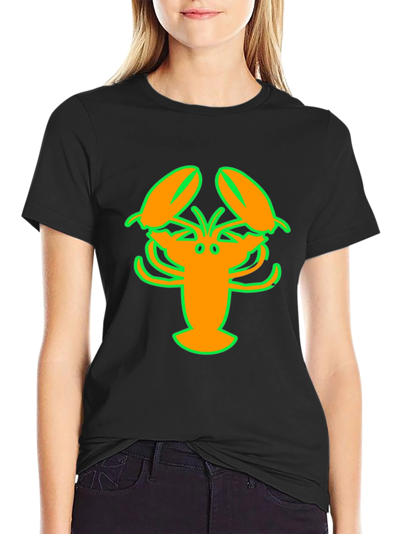 Lobster Graphic T-Shirt - Bright & Bold Design