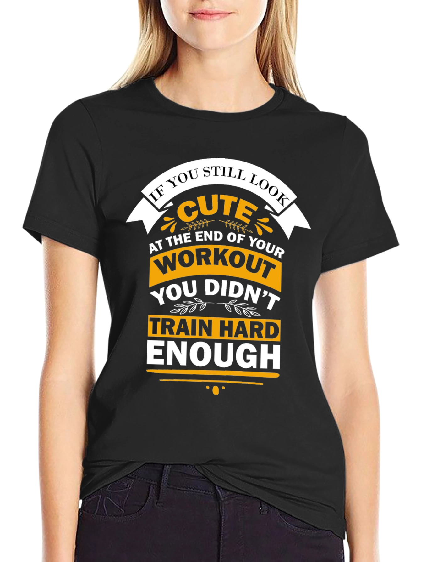 Funny Workout T-Shirt - Cute Gym Fitness Tee