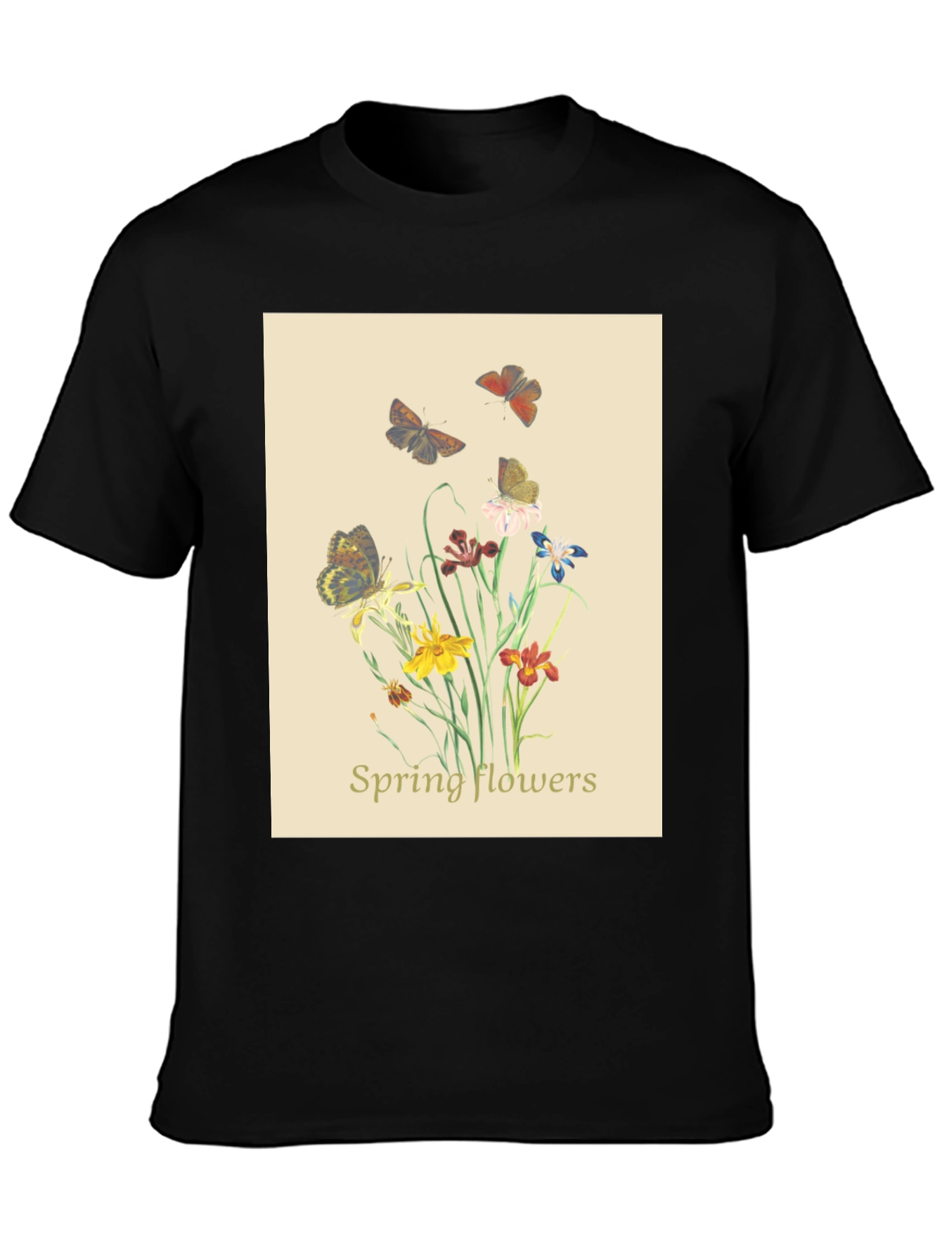 Spring Flowers Graphic Tee | Nature Inspired T-Shirt