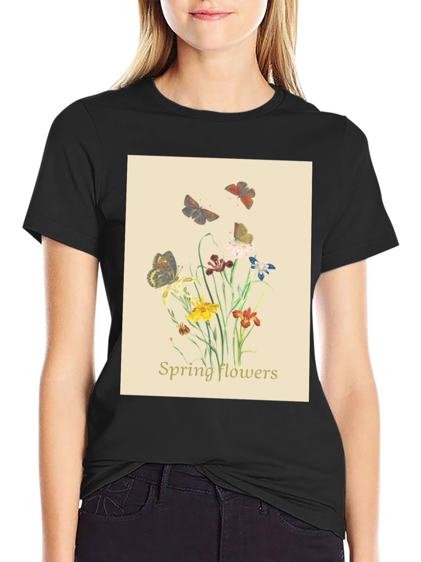Spring Flowers Graphic Tee | Nature Inspired T-Shirt