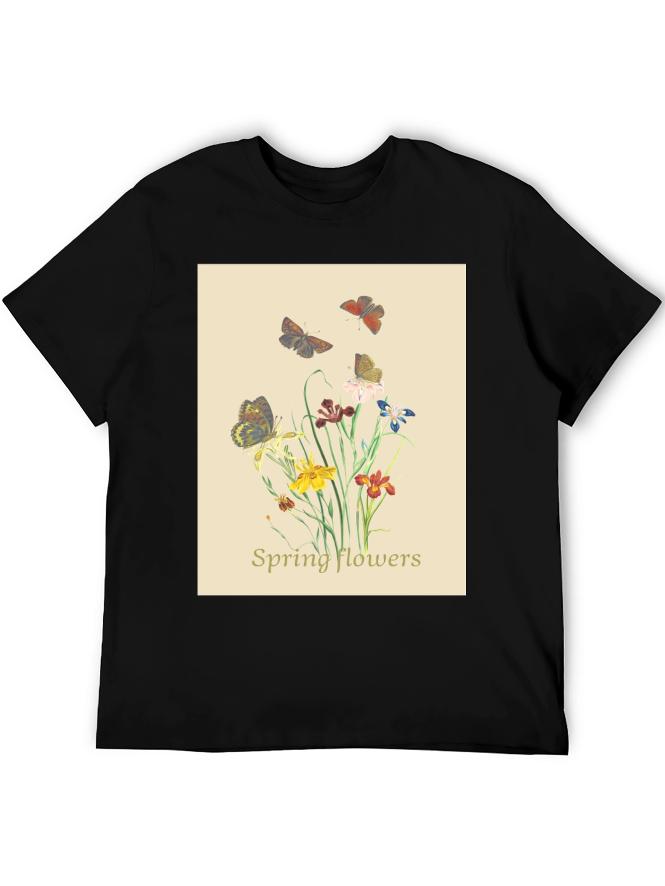 Spring Flowers Graphic Tee | Nature Inspired T-Shirt